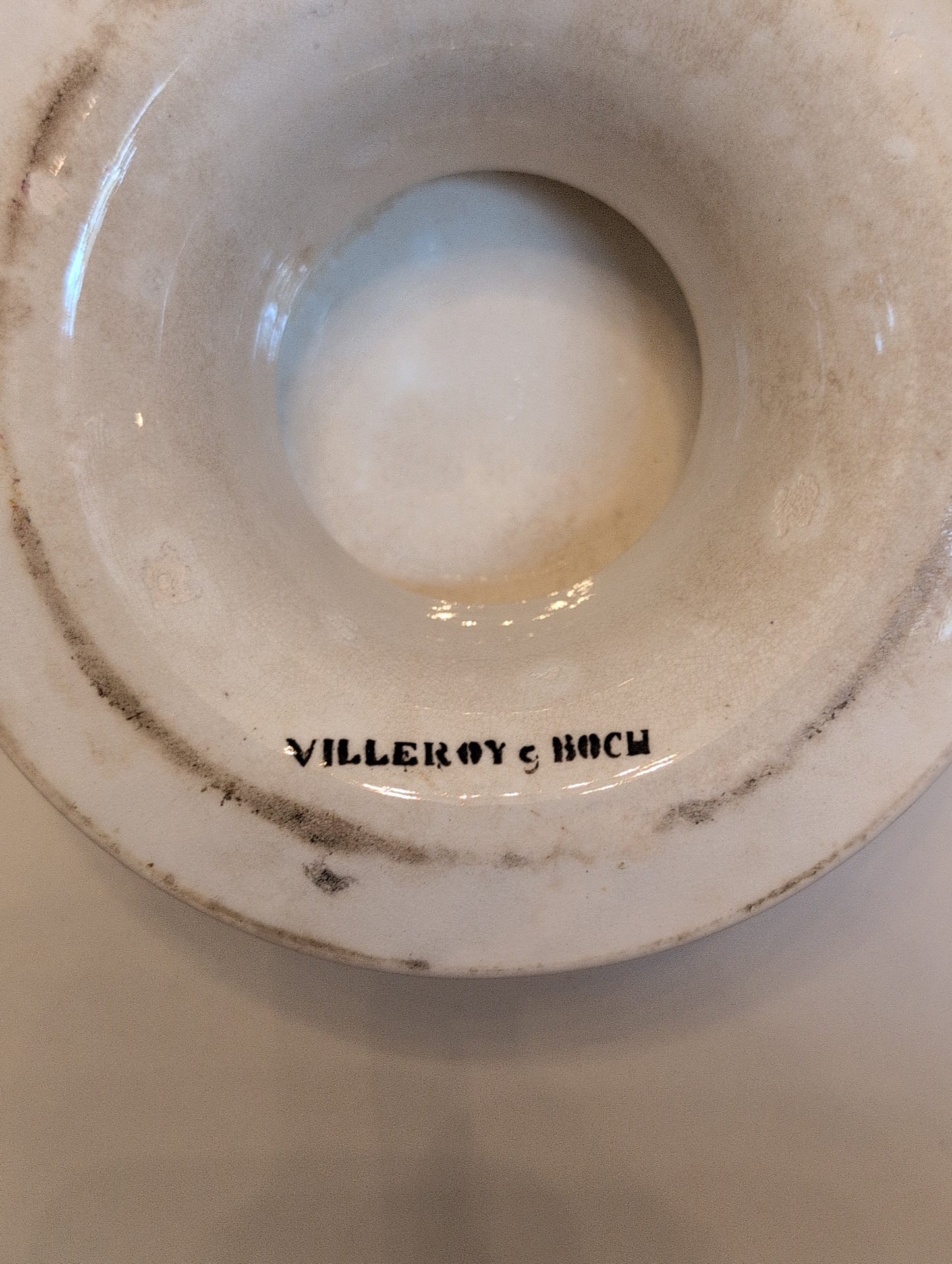 Stained Boch Ironstone Cakestand