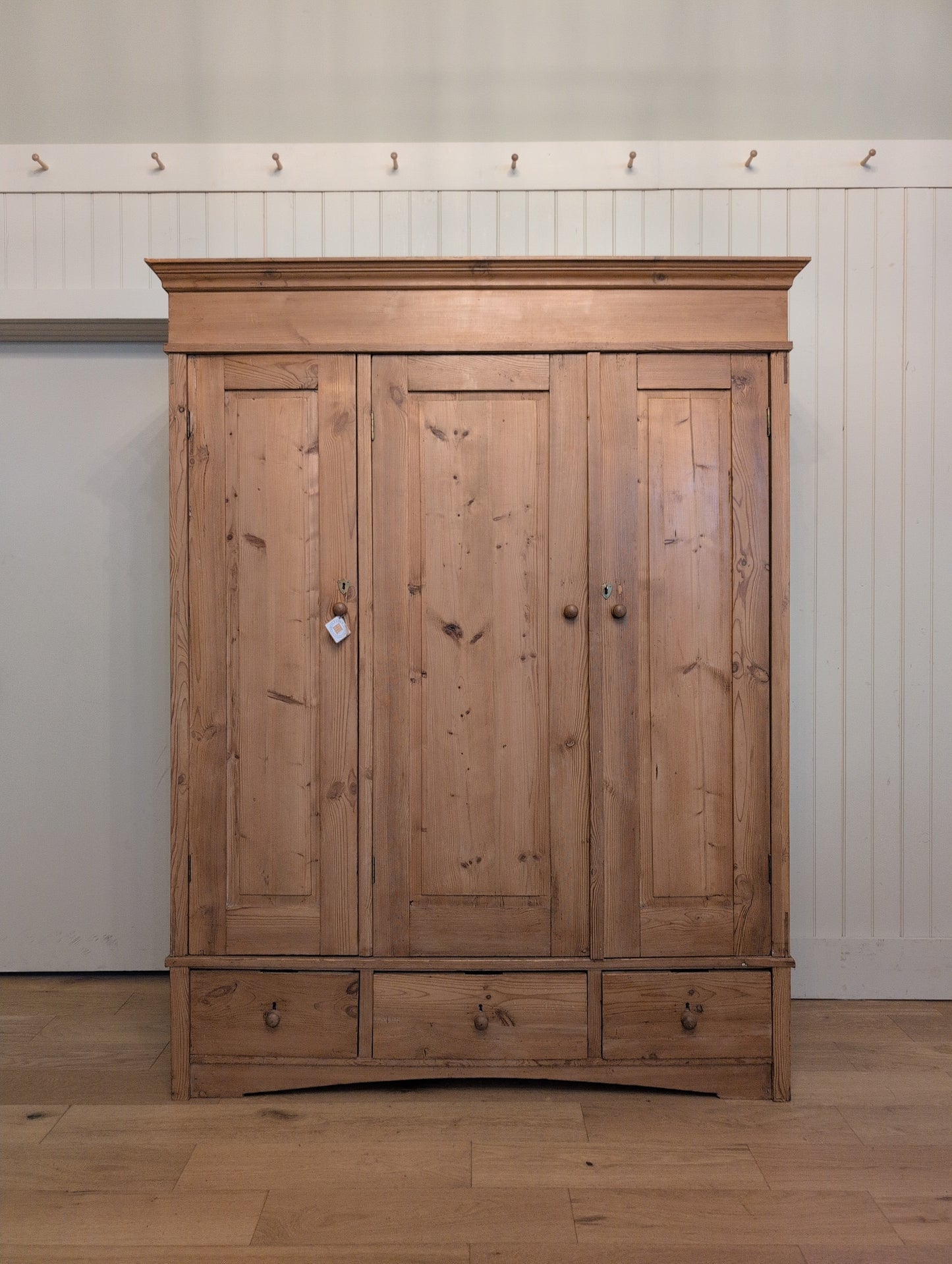 English Pine Triple Door Knockdown