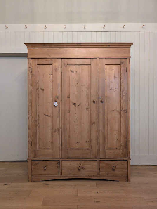 English Pine Triple Door Knockdown