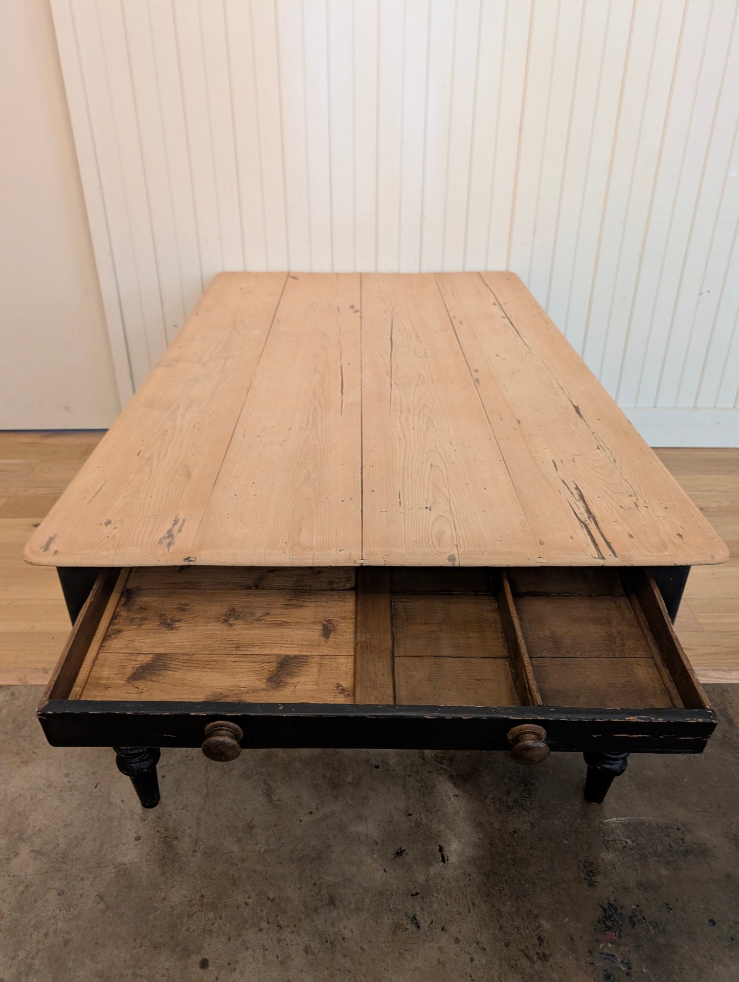 Ebonized English Pine Table
