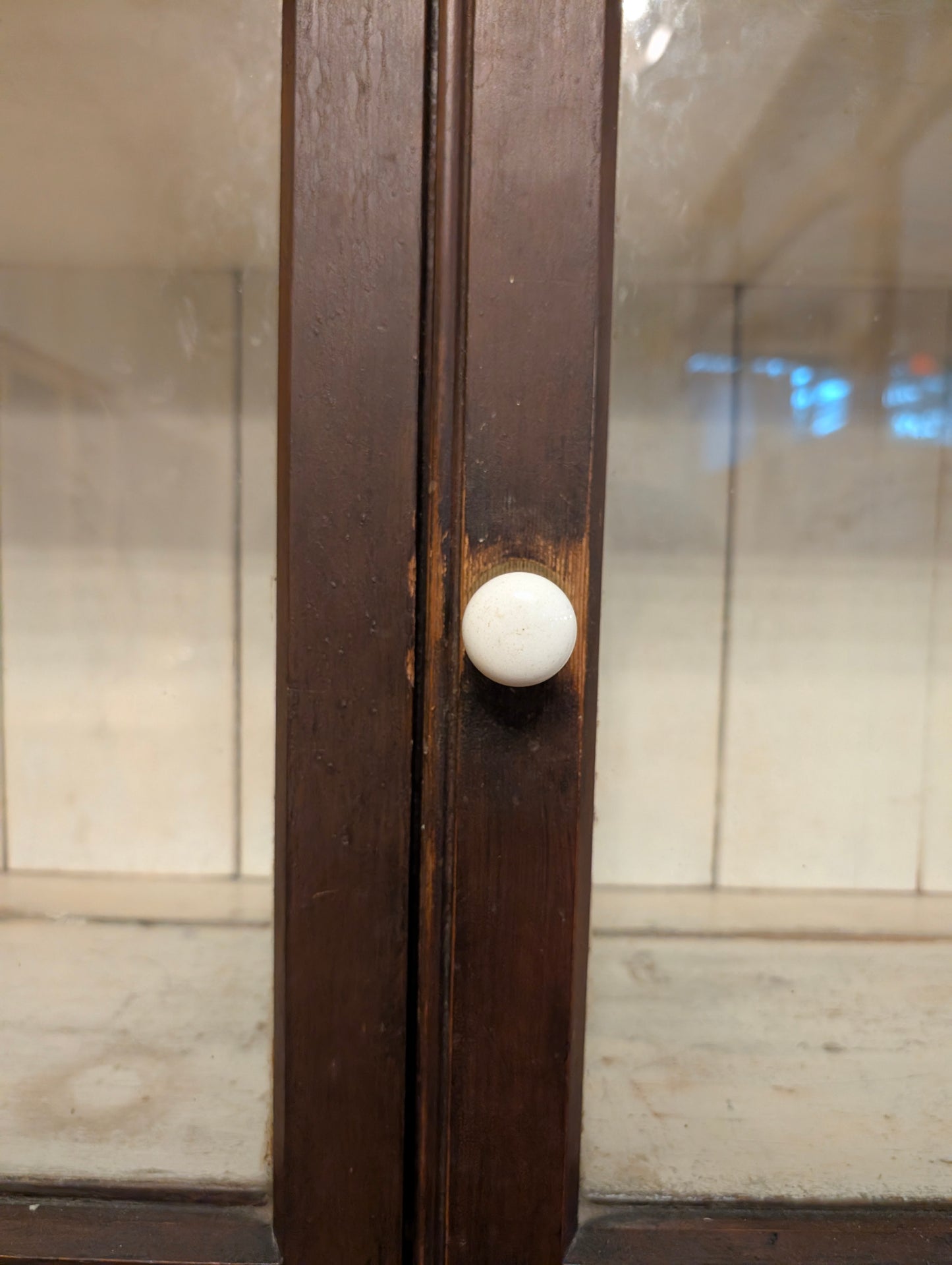 Painted Pine Glazed Hutch