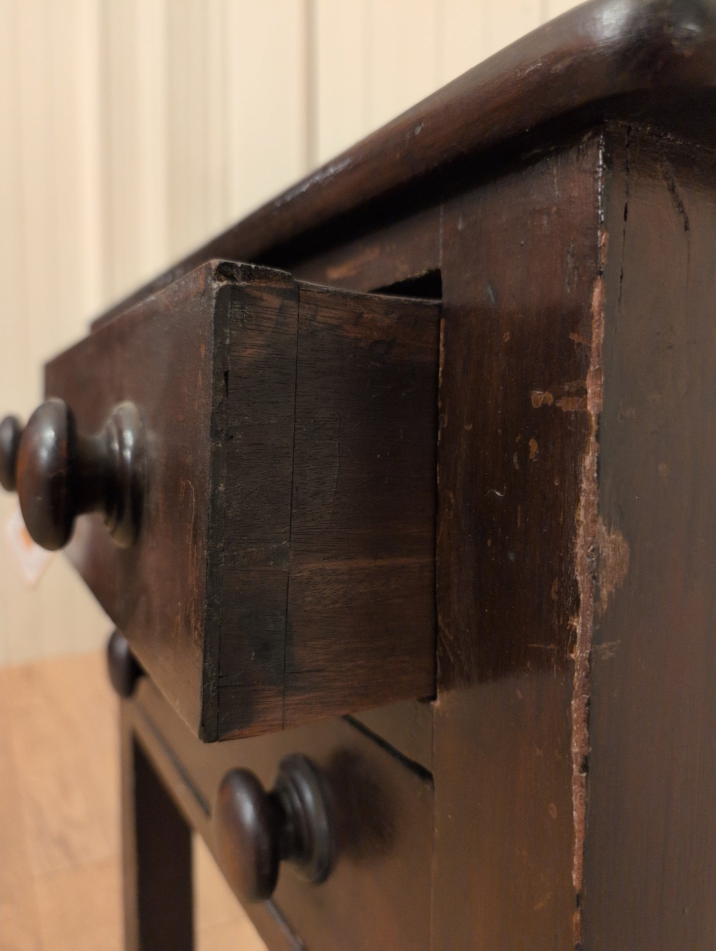 2 Drawer Mahogany Table