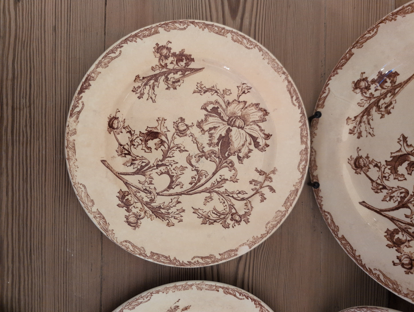 Jules Vieillard Datura 9.25" Plate Imperfect