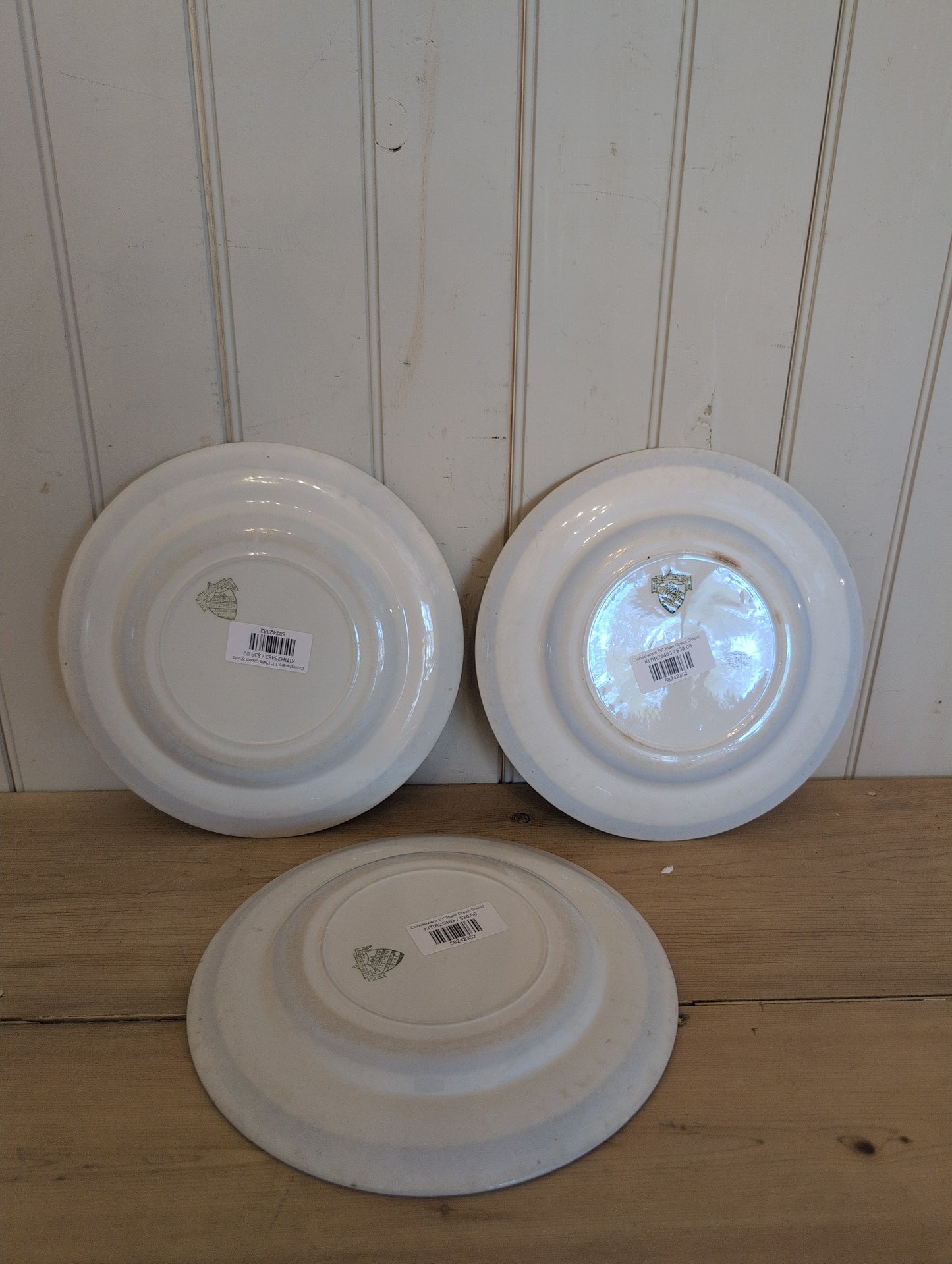 Cornishware 10" Plate Green Shield