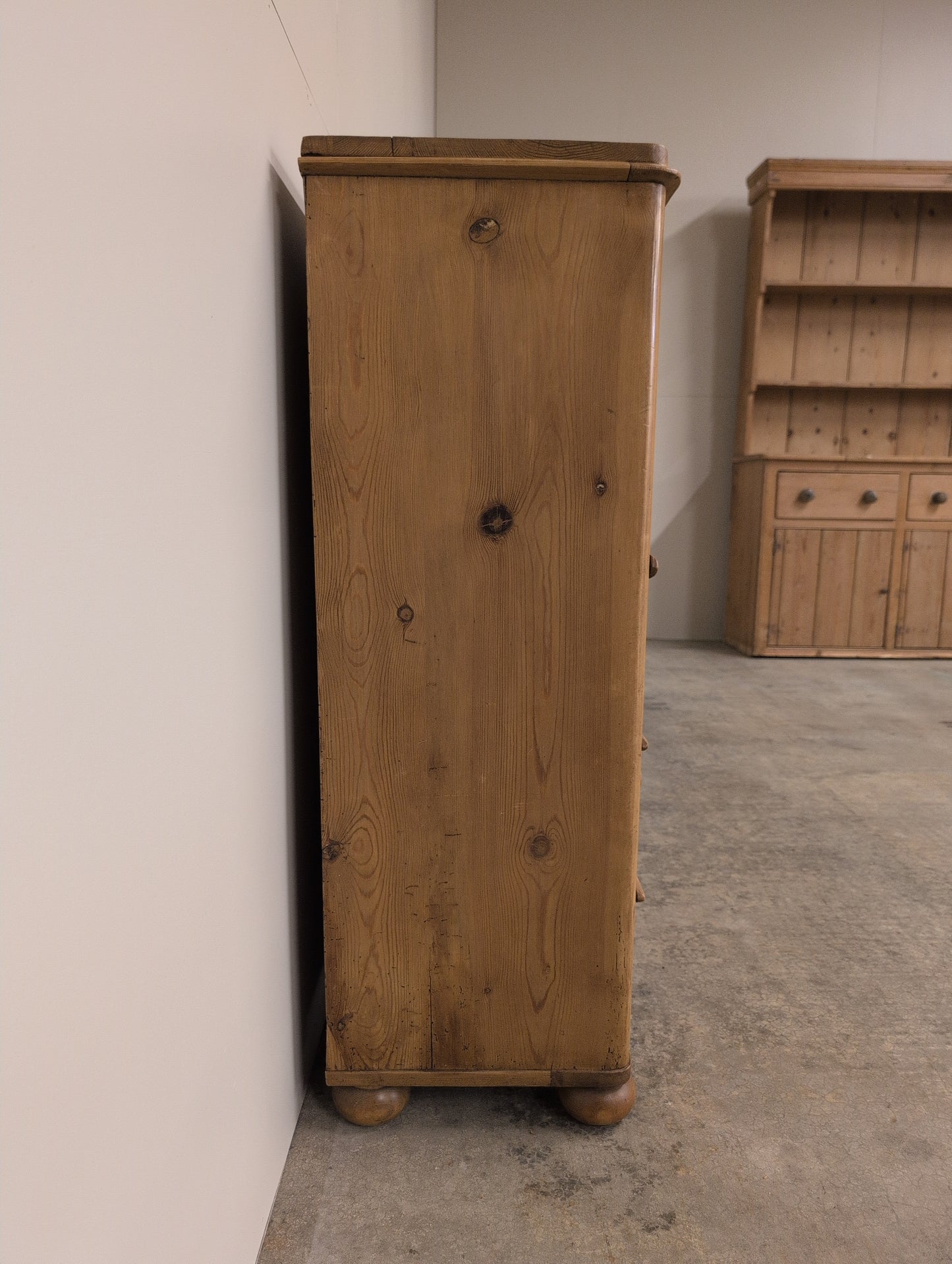 European Pine Secretary Desk