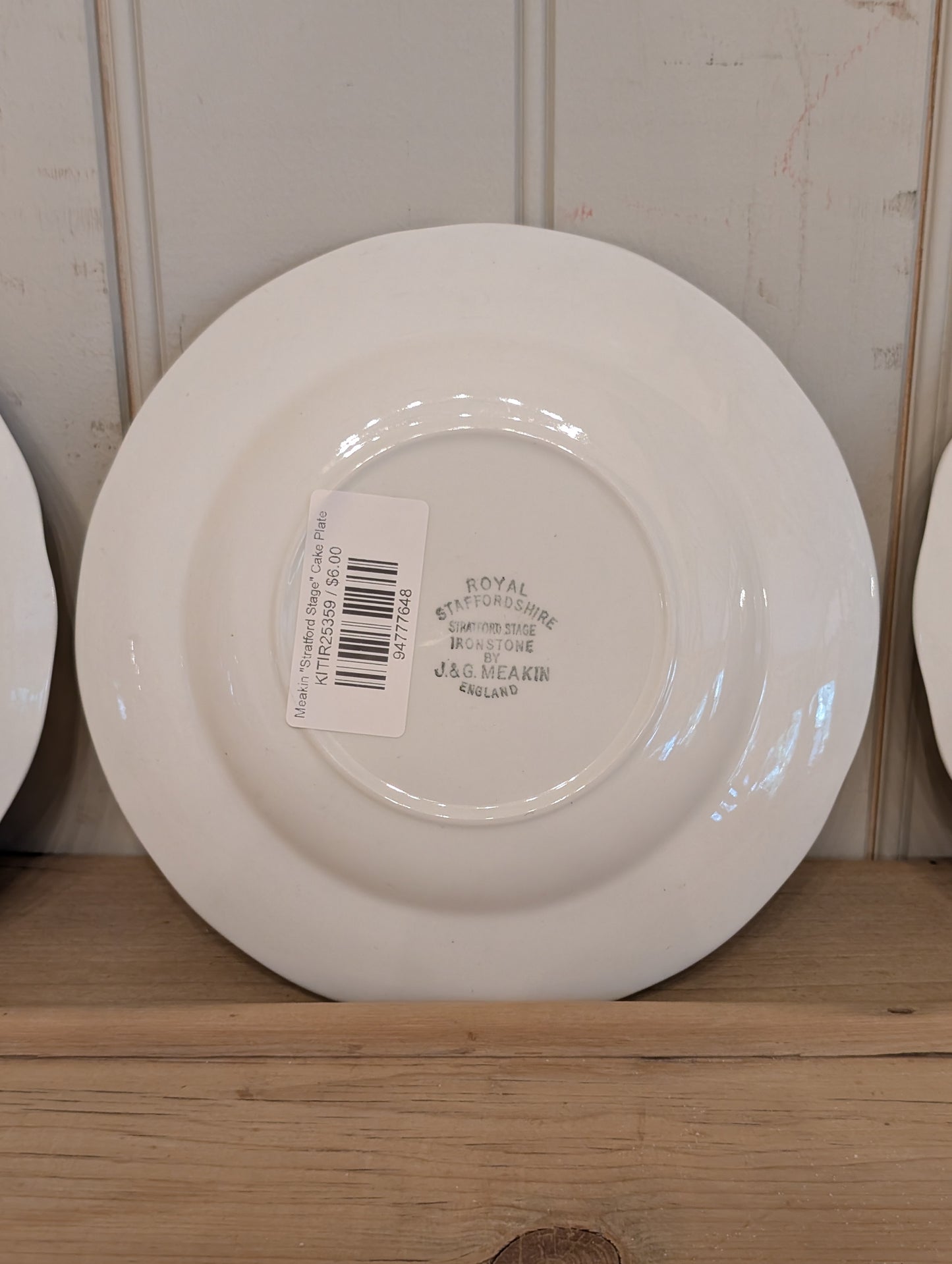 Meakin "Stratford Stage" Cake Plate