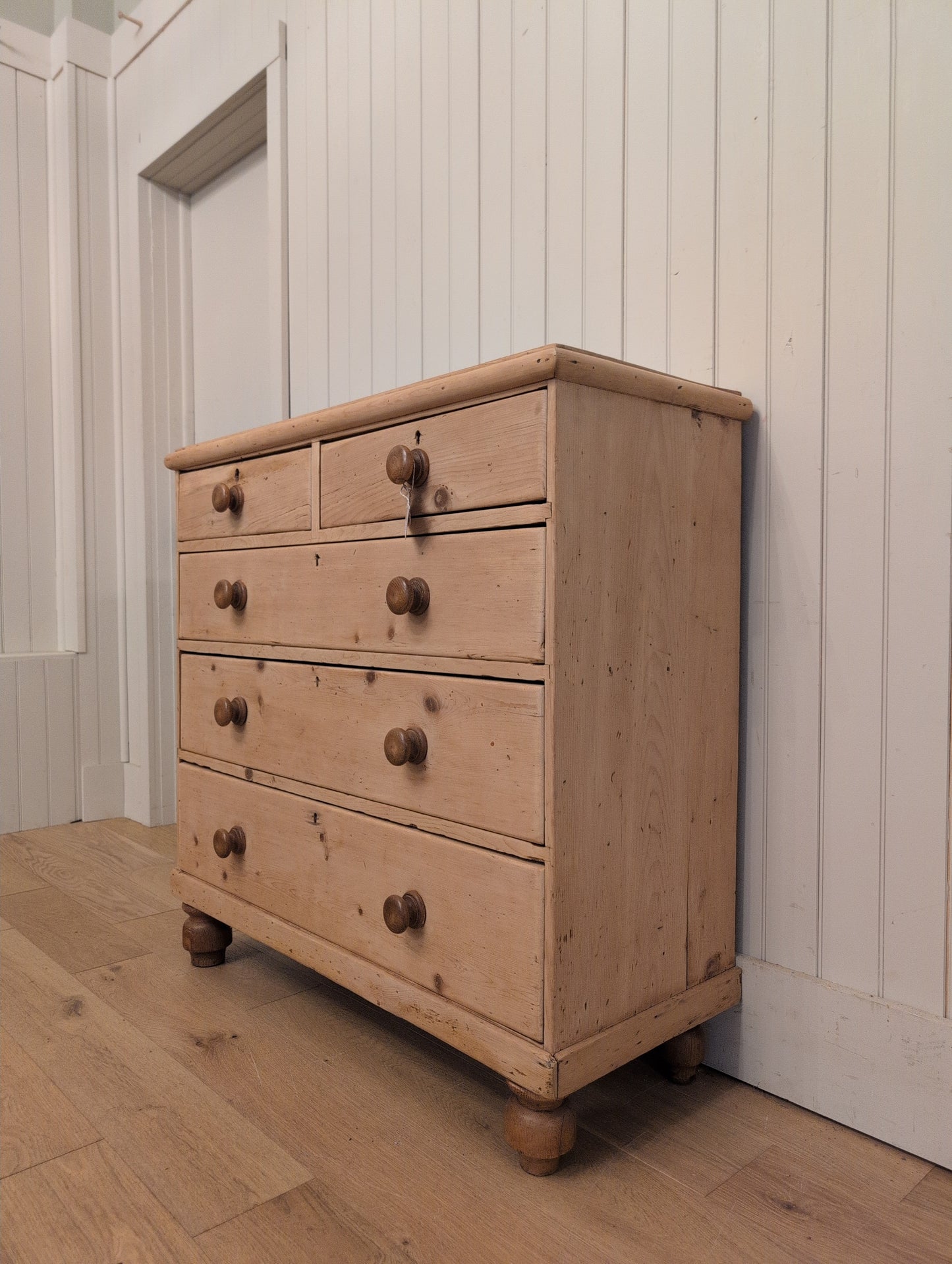 Light Pine 2 Over 3 Chest of Drawers