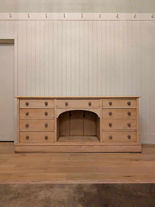 English Pine Dog Kennel Sideboard