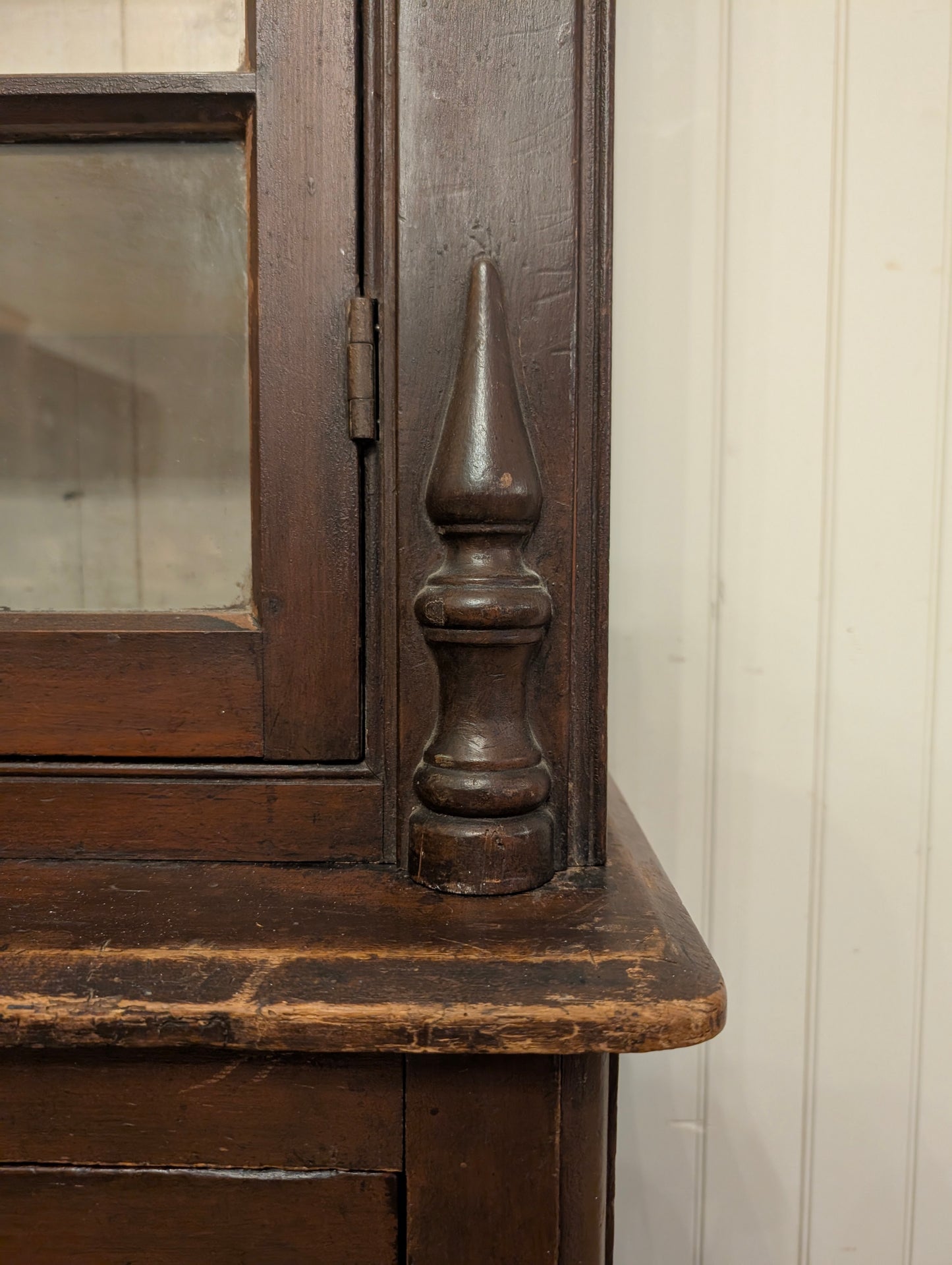 Painted Pine Glazed Hutch