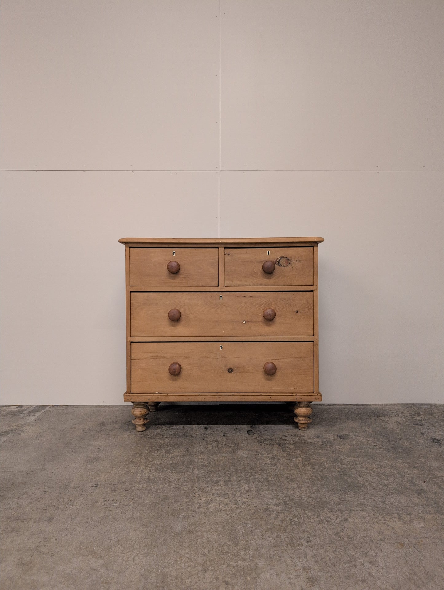 Exceptional 2 Over 2 Pine Chest