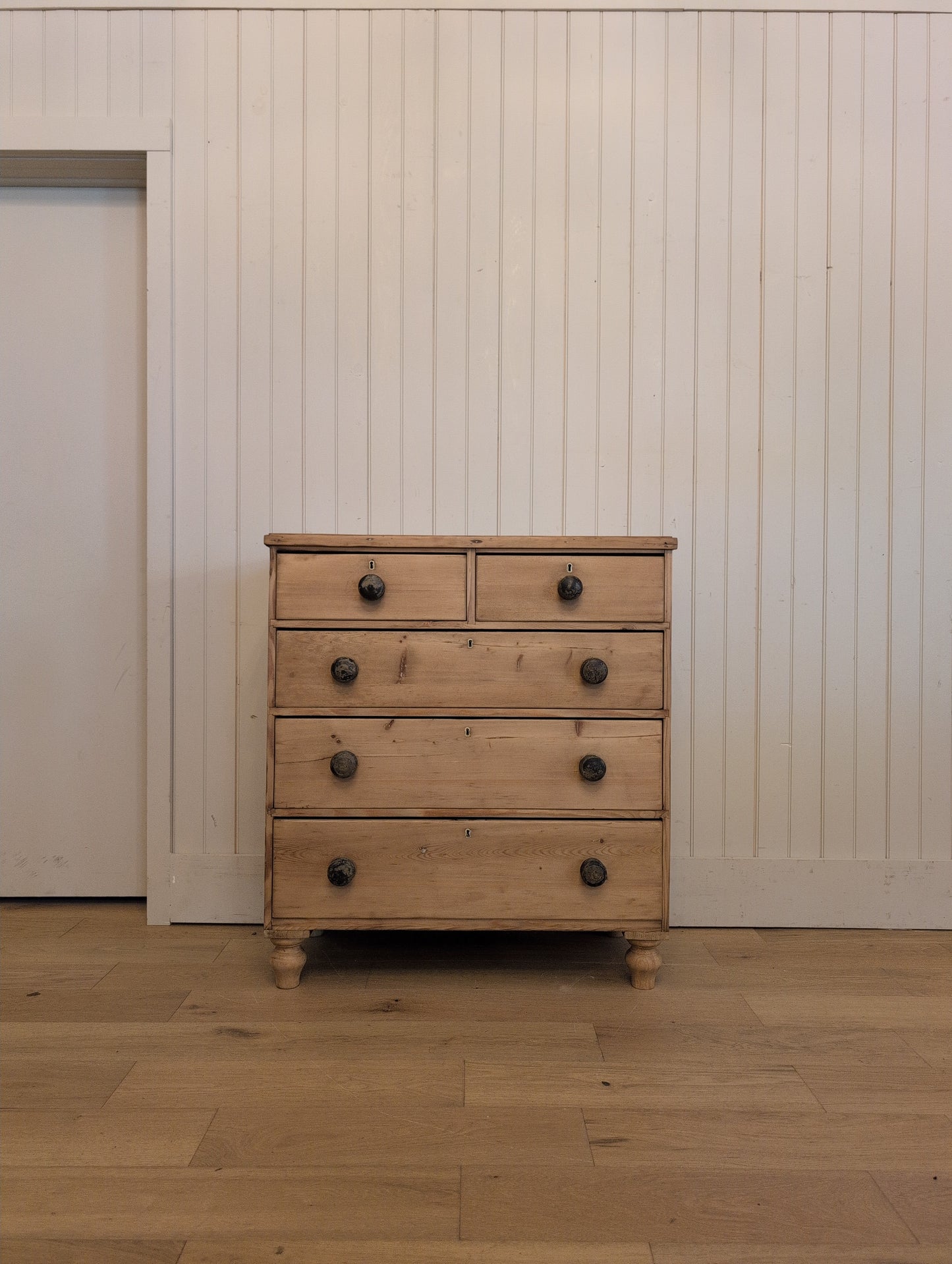 Narrow 2 Over 3 Pine Chest