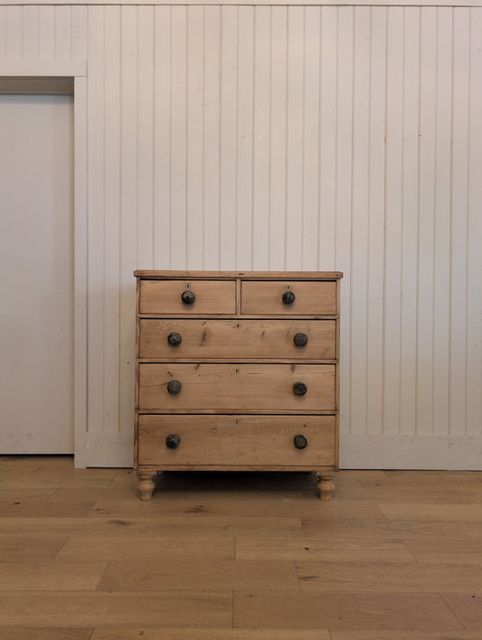 Narrow 2 Over 3 Pine Chest