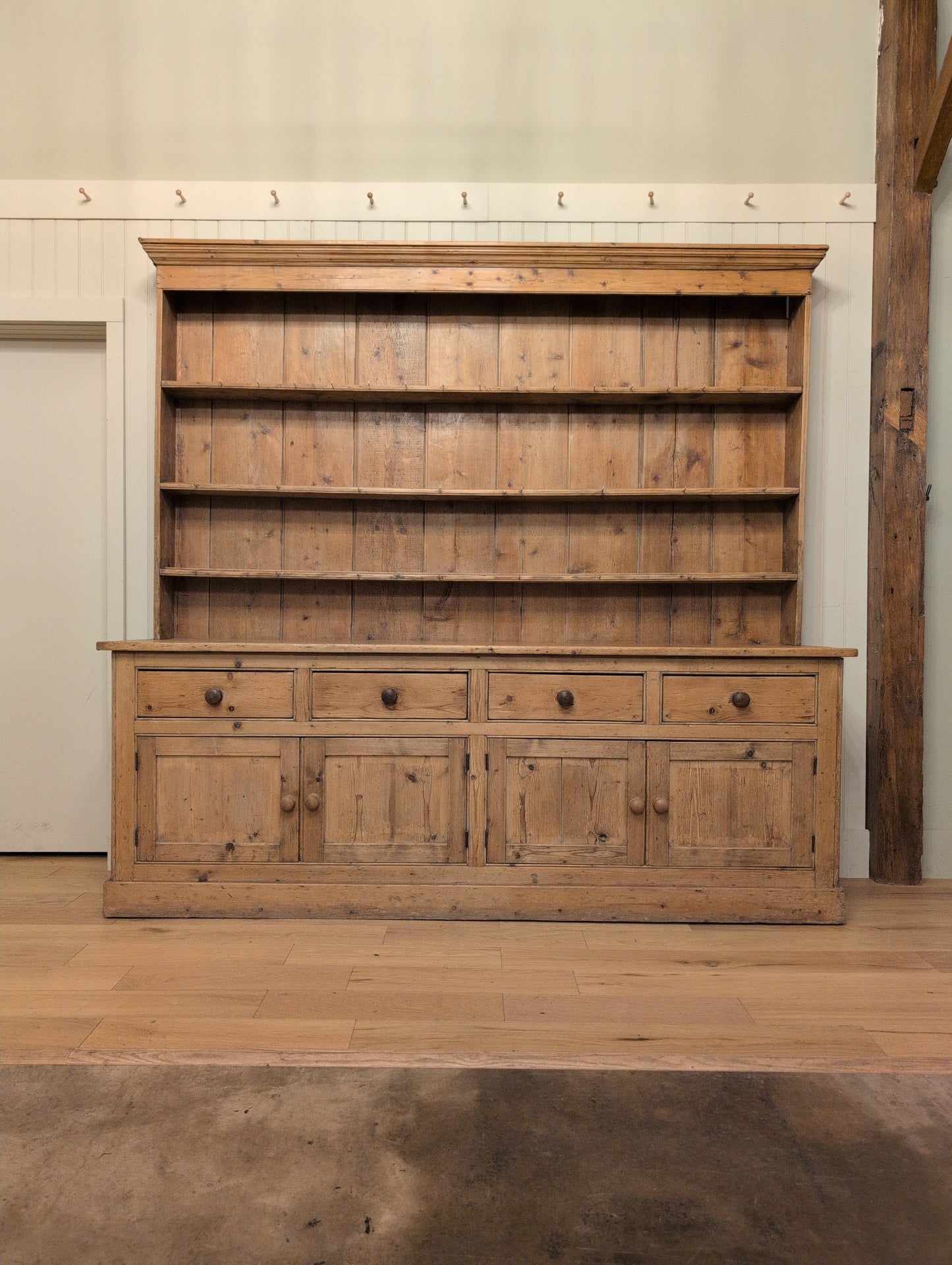 Victorian Pine 8ft Dresser