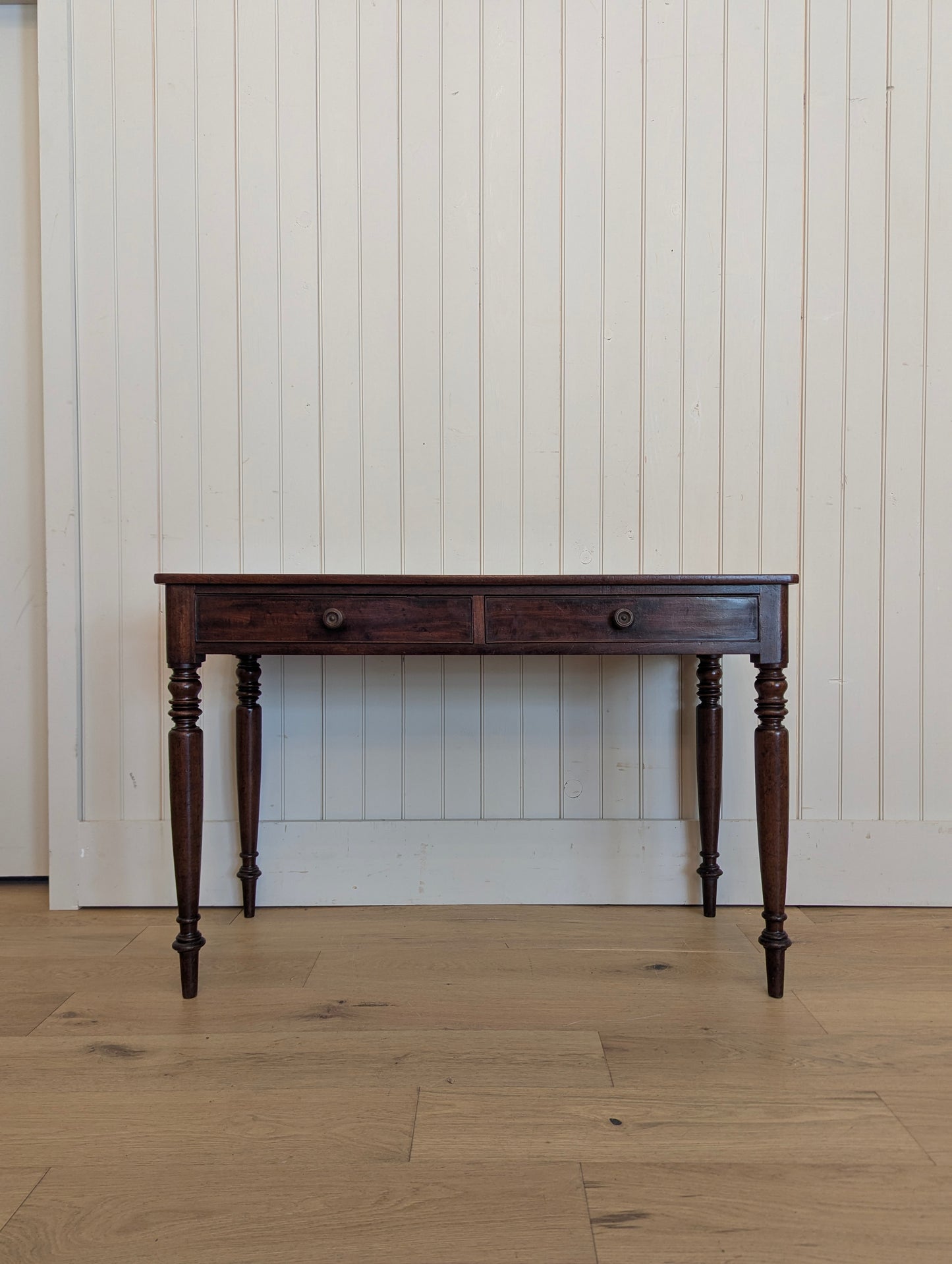 Mahogany 2 Drawer Hall Table