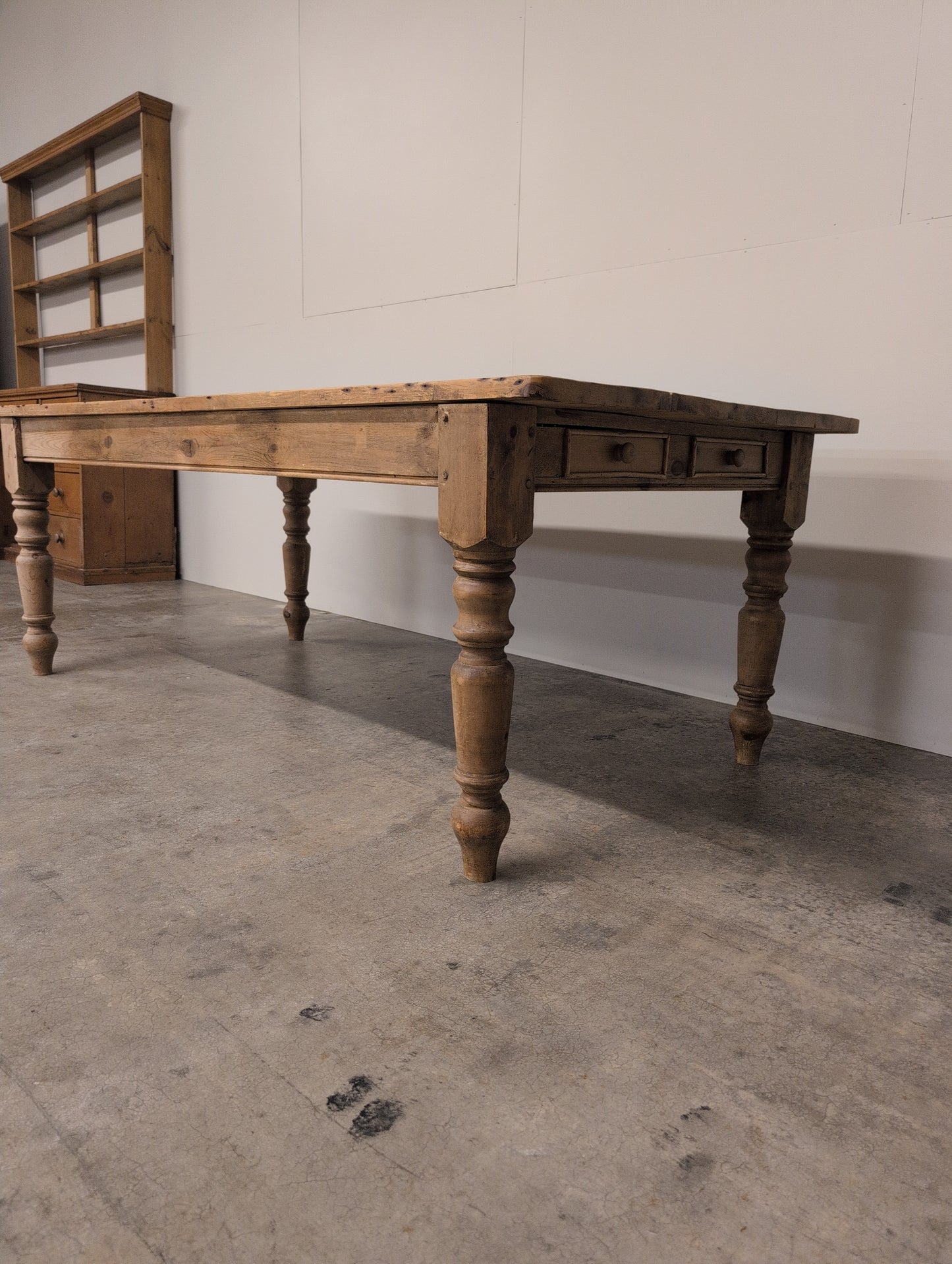 7ft Plank Top Pine Table