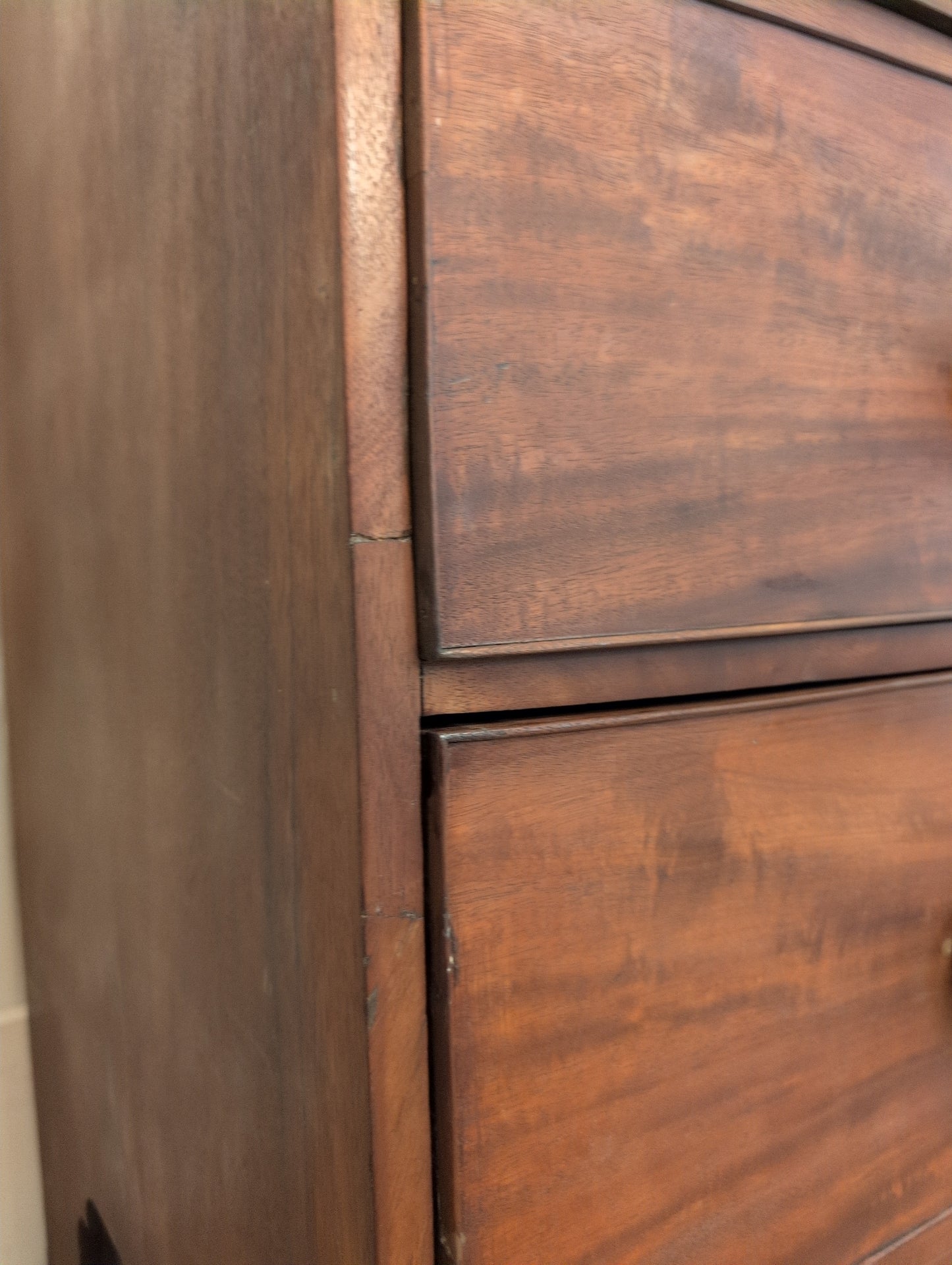 Mahogany 2 Over 2 Bow Front Chest