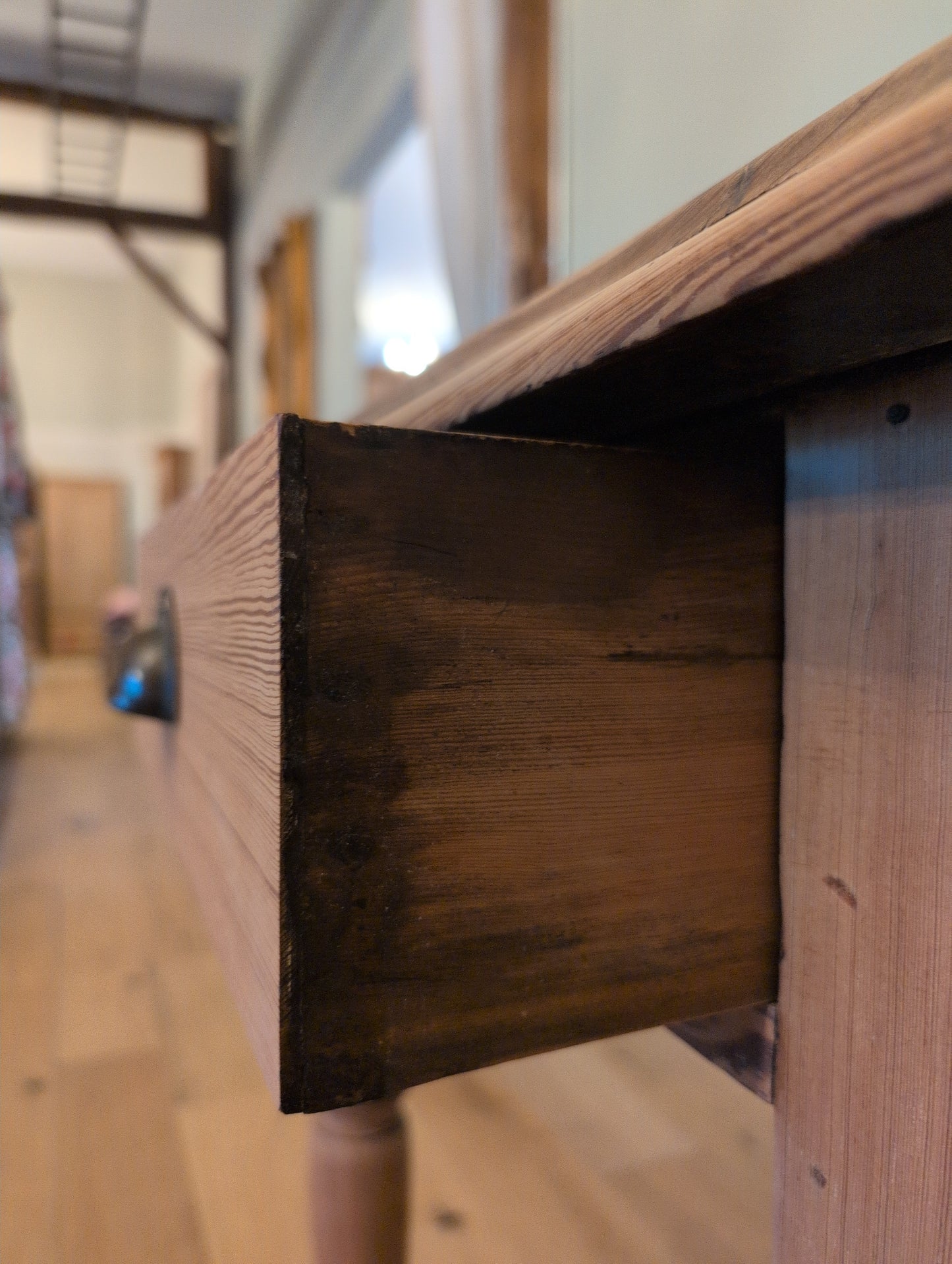 Heart Pine Kitchen Island