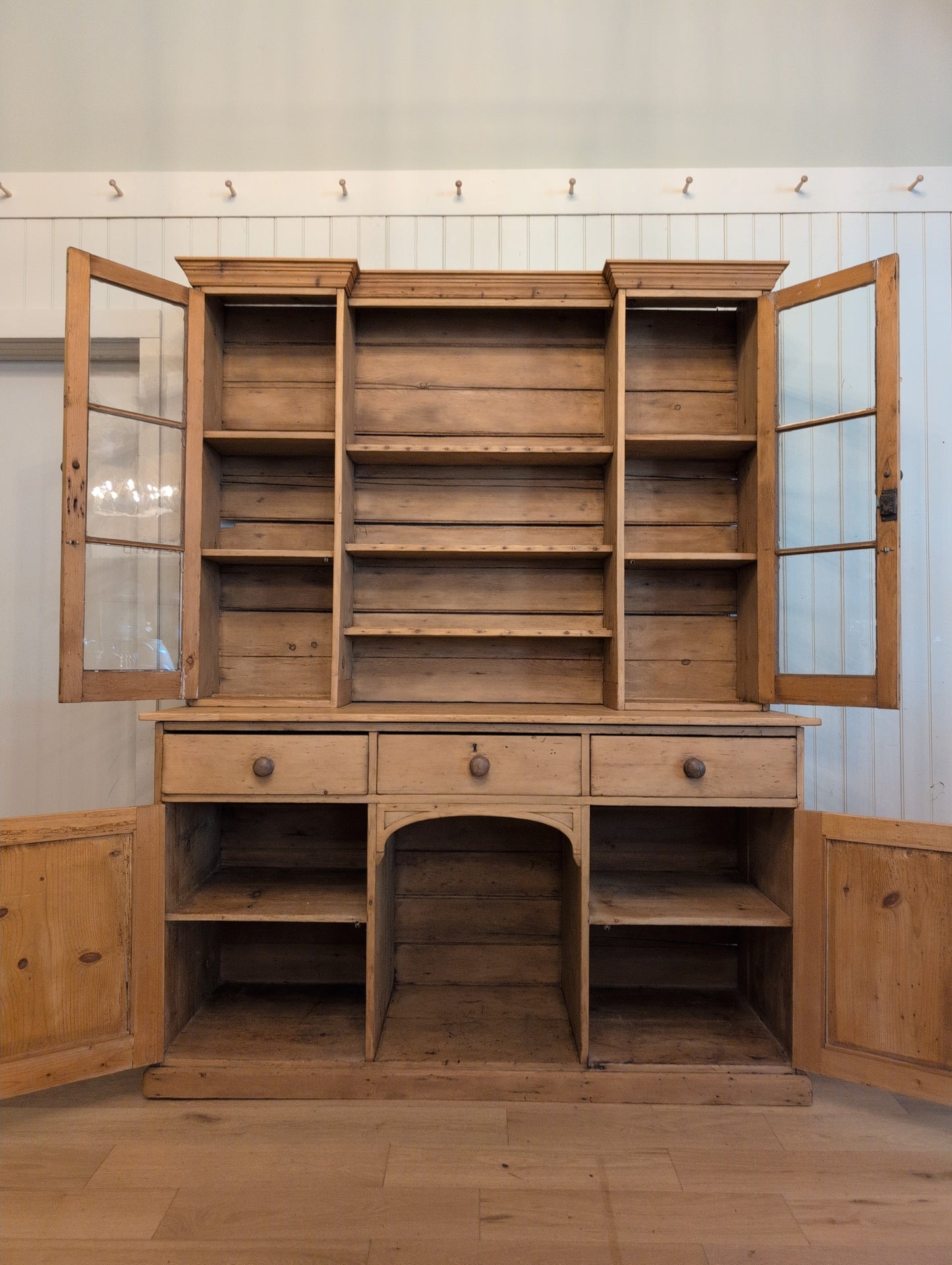 Glazed Dog Kennel Dresser