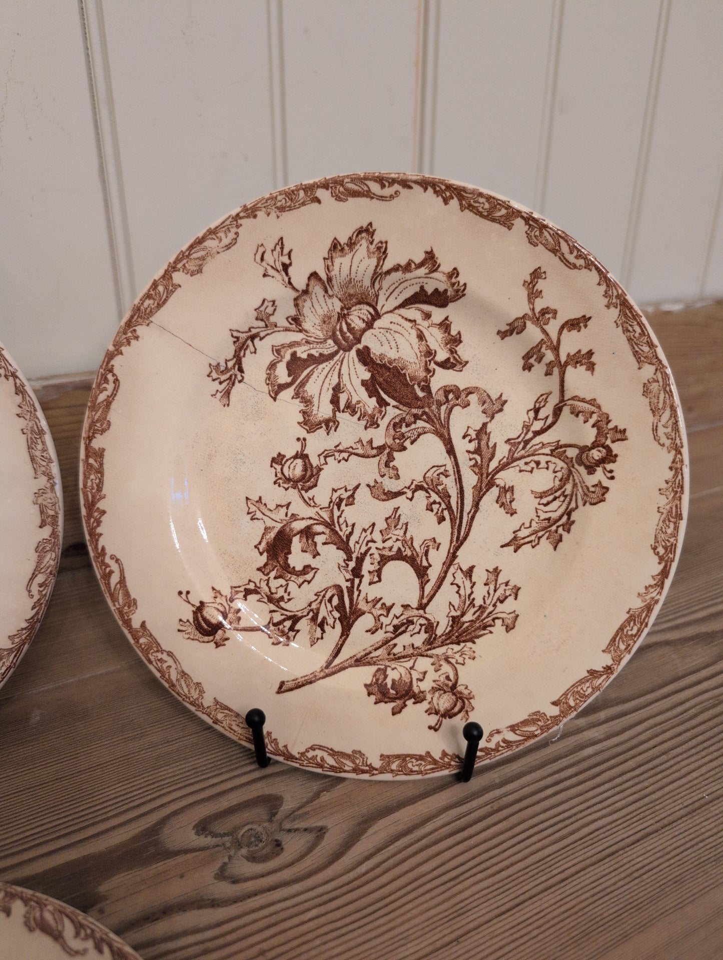 Jules Vieillard Datura 8.5" Plate Imperfect