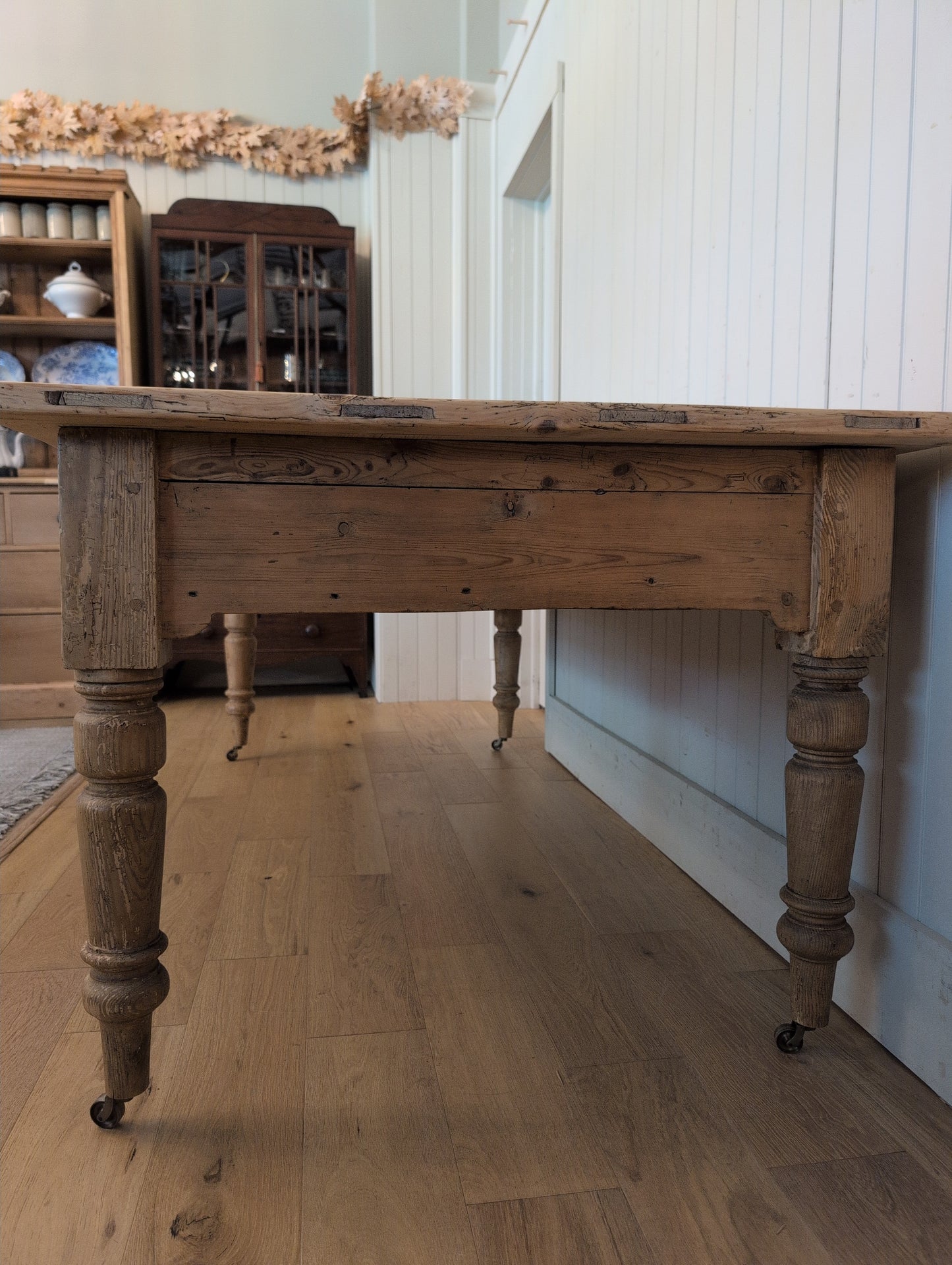 2 Drawer English Pine Table