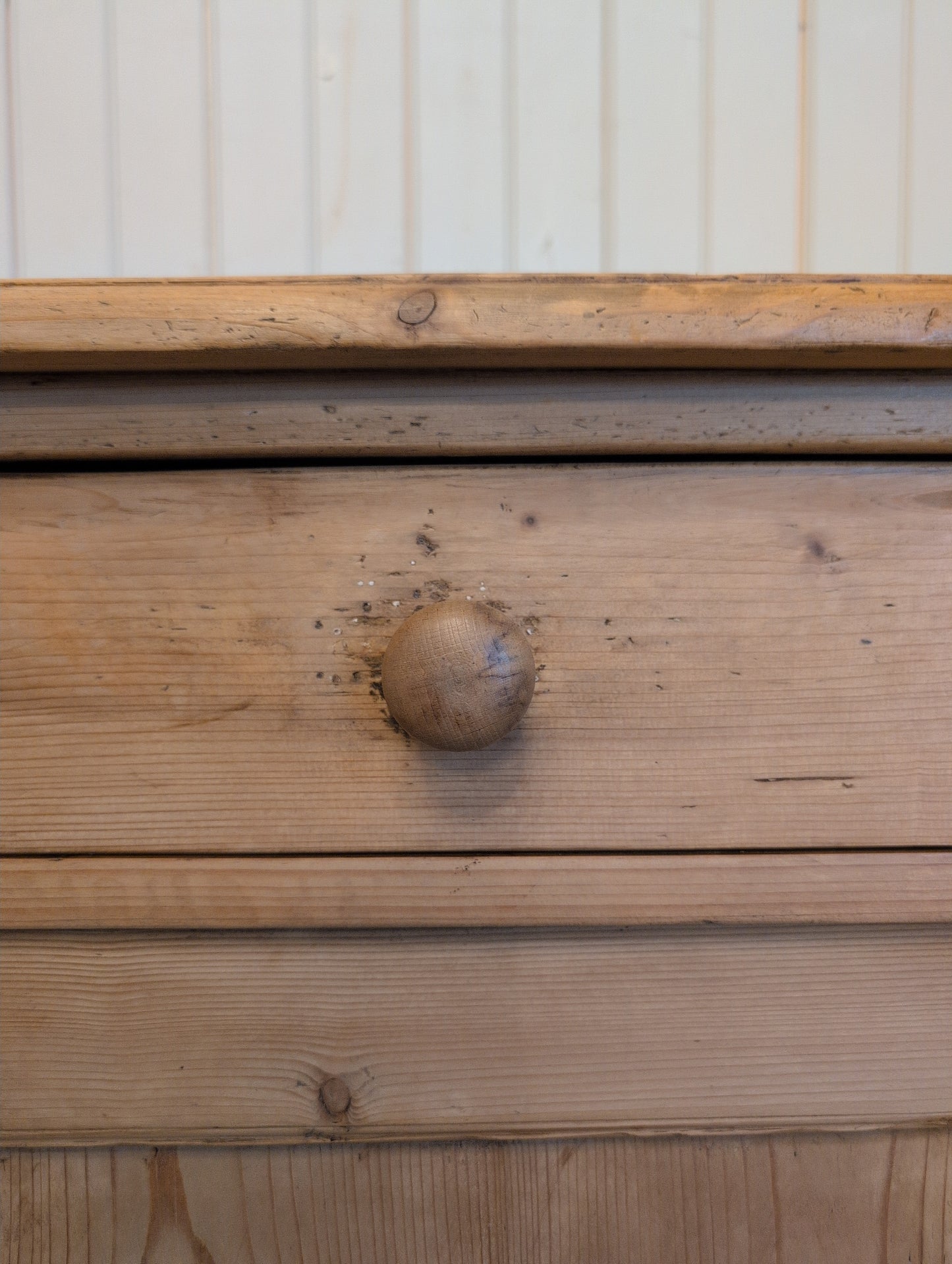 English Pine 2 Over 2 Cupboard