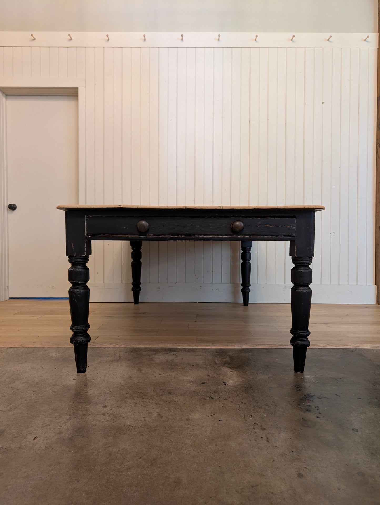 Ebonized English Pine Table