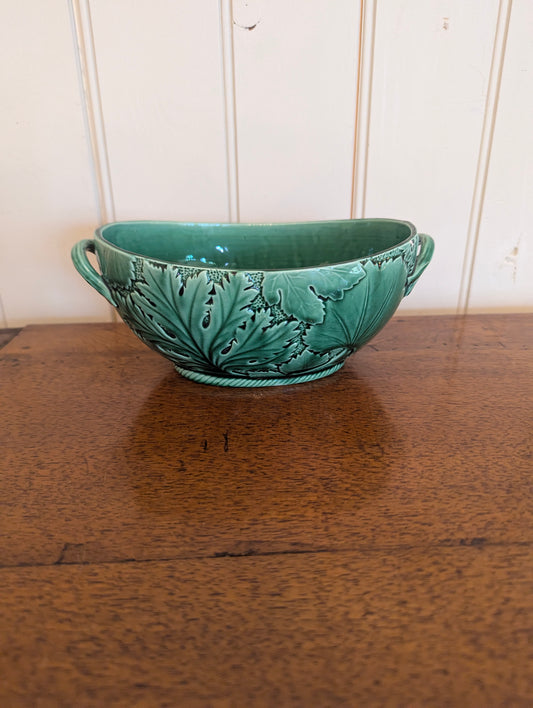 Majolica Oval Bowl