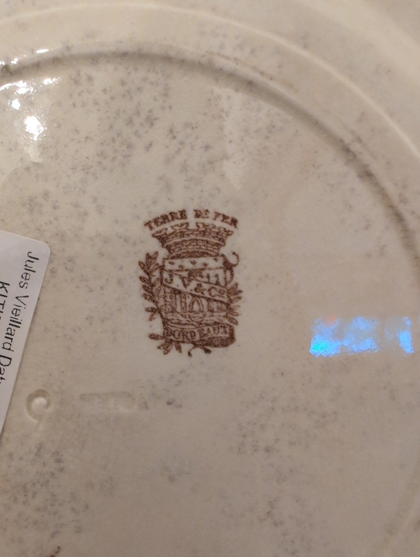 Jules Vieillard Datura 9.25" Plate