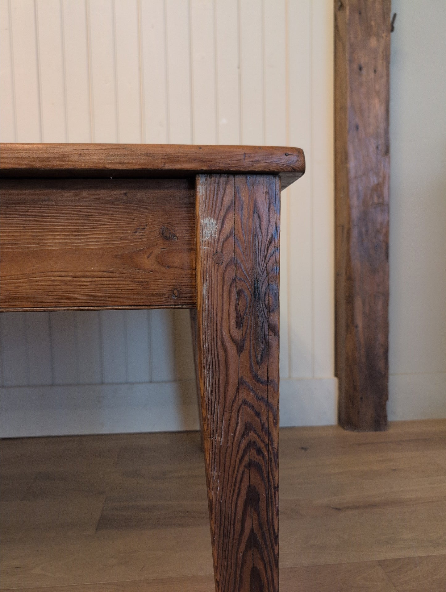 Victorian Pine 2 Drawer Dining Table