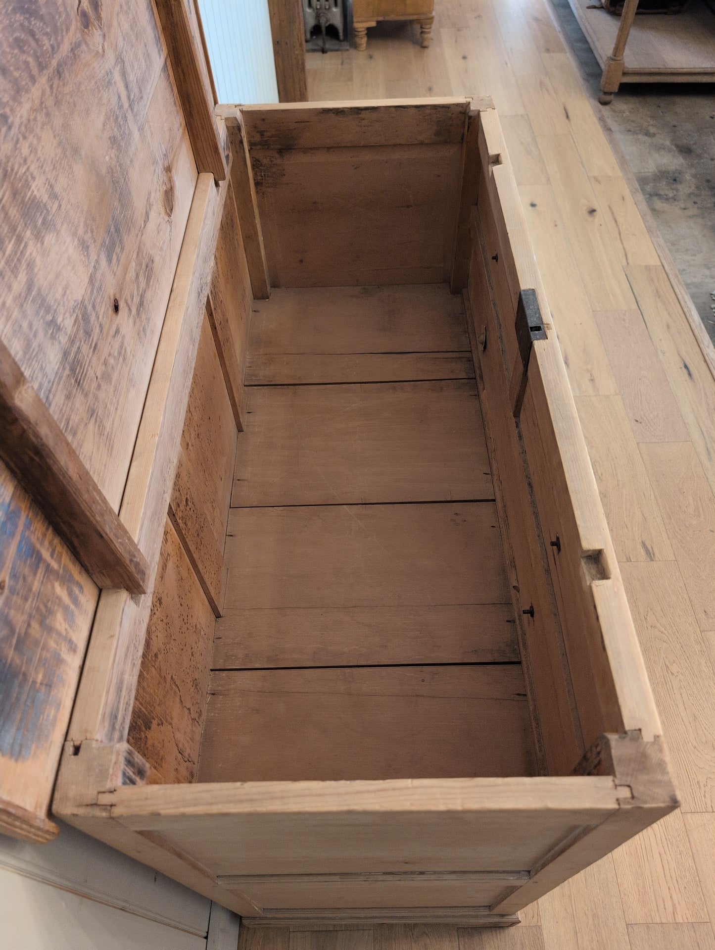 English Pine Mule Chest