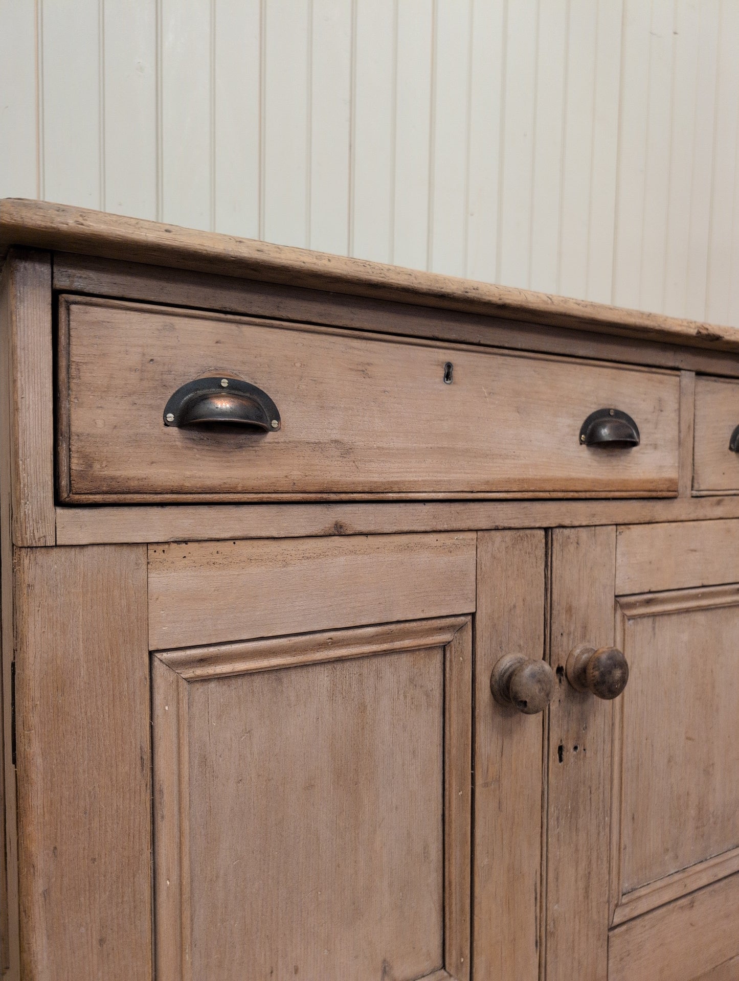 Victorian Pine 7ft+ Sideboard