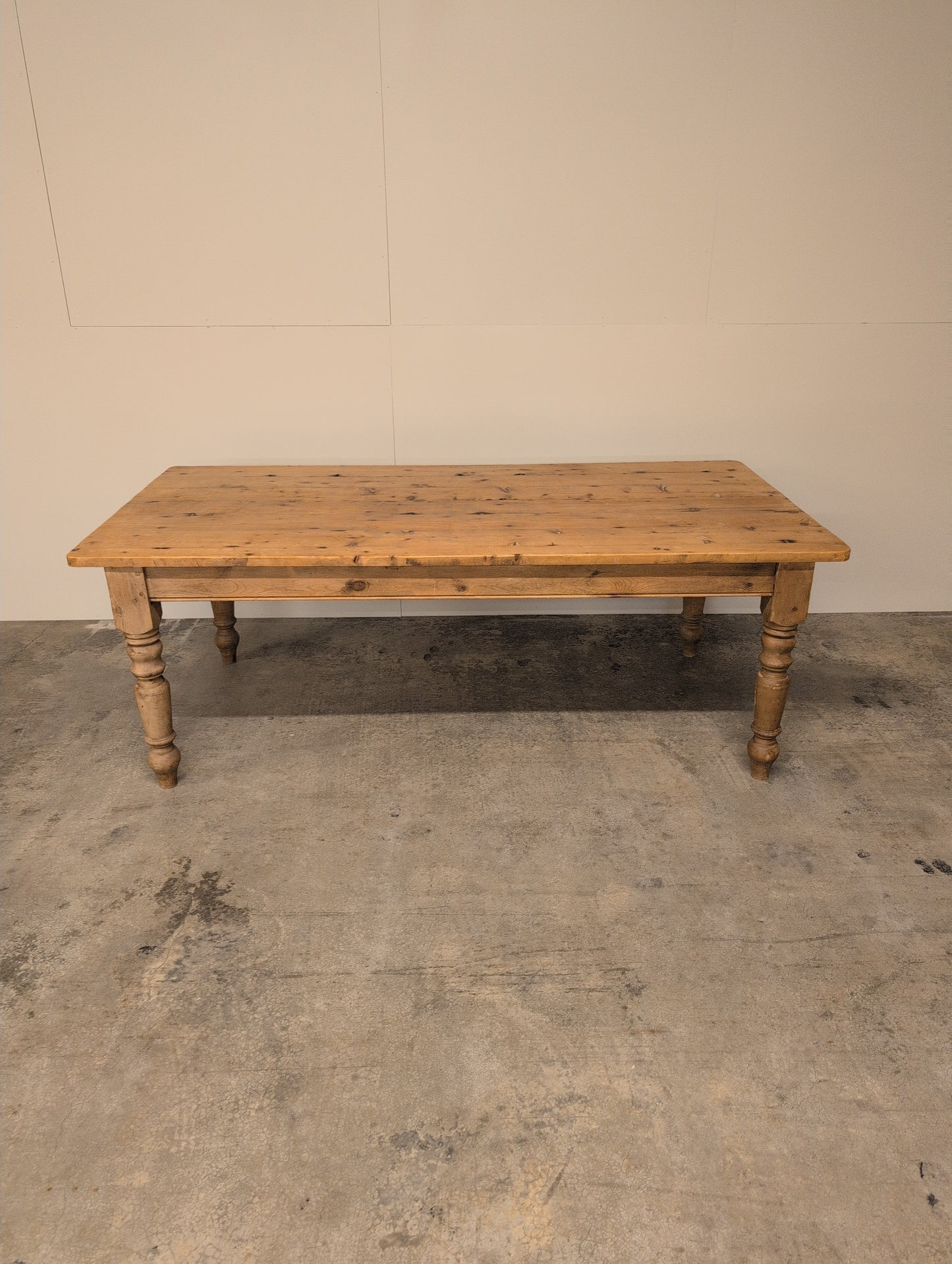 7ft Plank Top Pine Table
