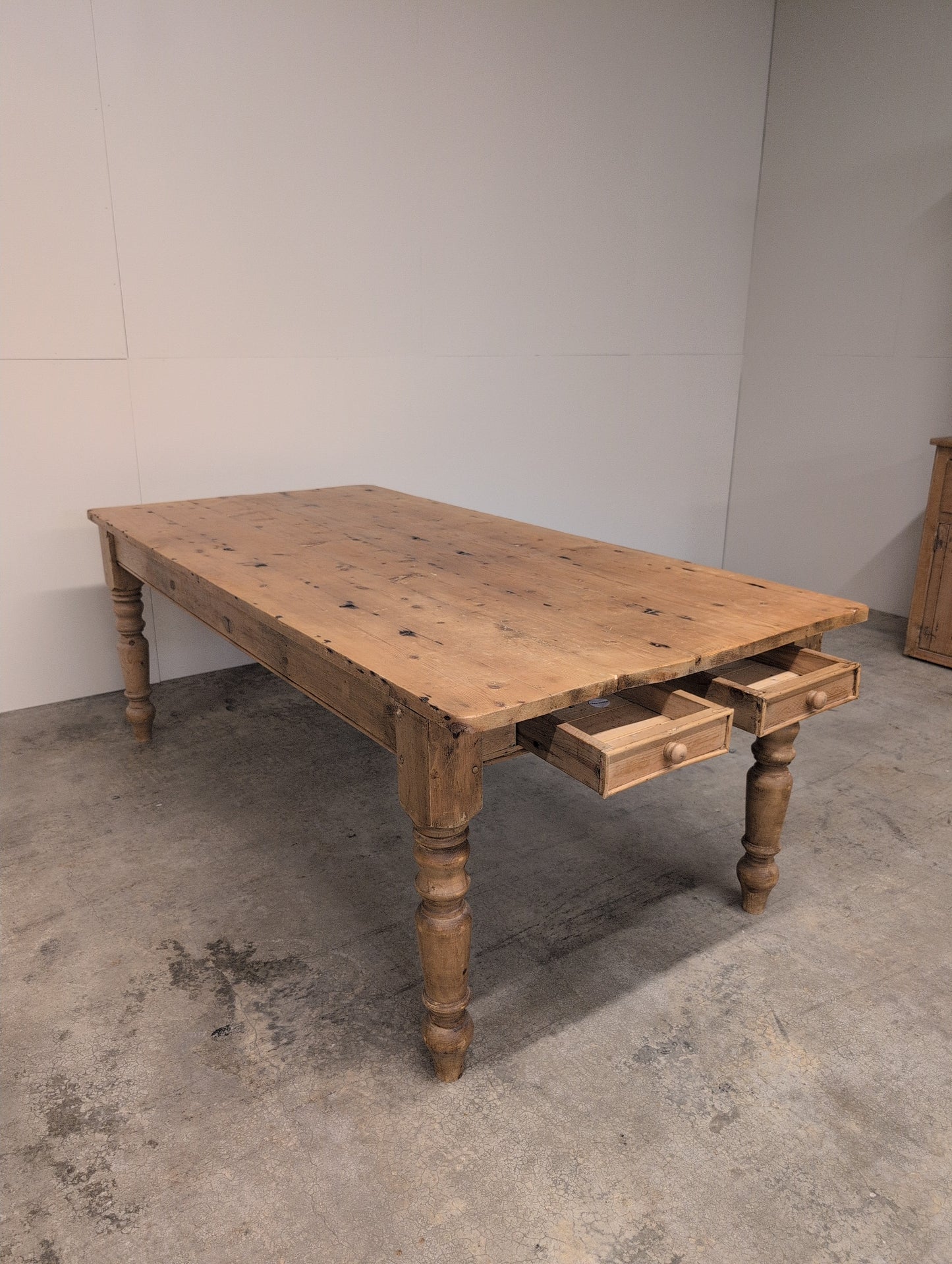 7ft Plank Top Pine Table