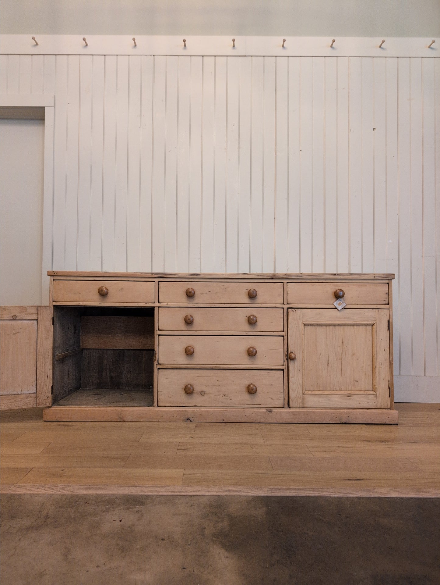 Impressive Stripped Pine Sideboard
