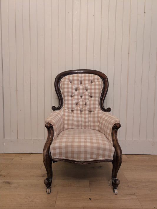 Gingham Nursing Chair
