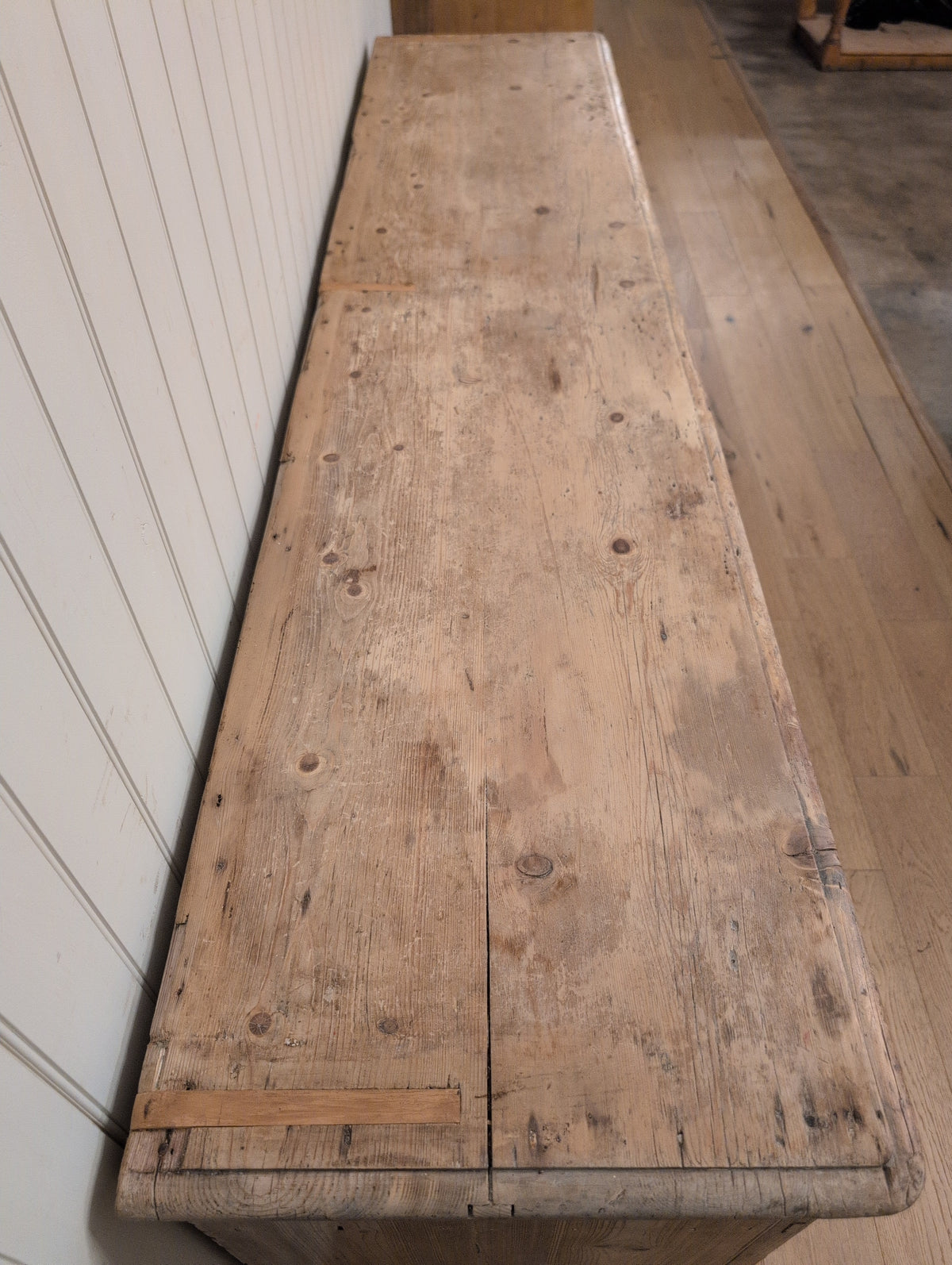 English Rustic Pine Hutch