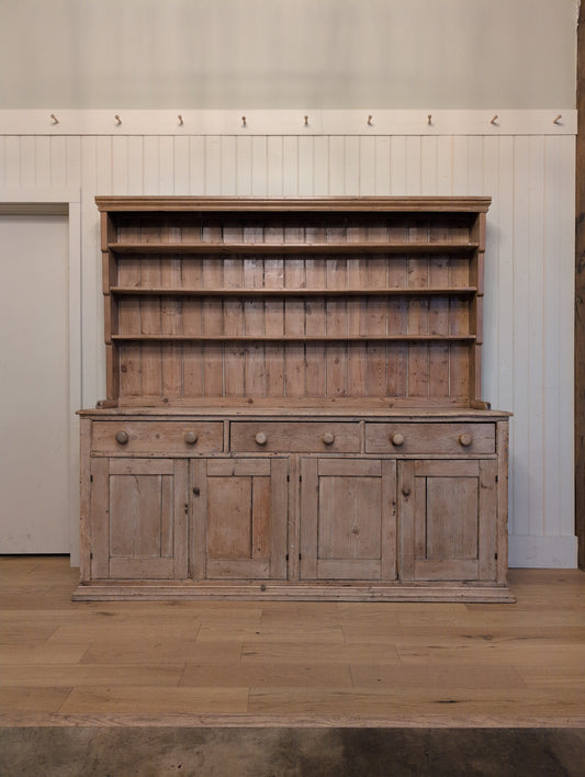 English Rustic Pine Hutch