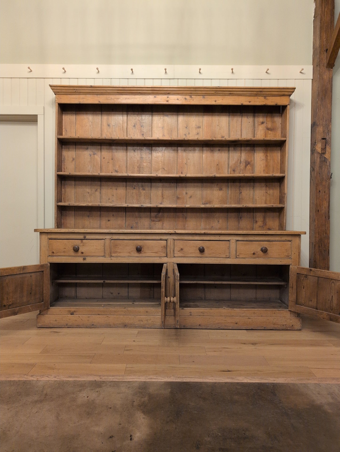 Victorian Pine 8ft Dresser