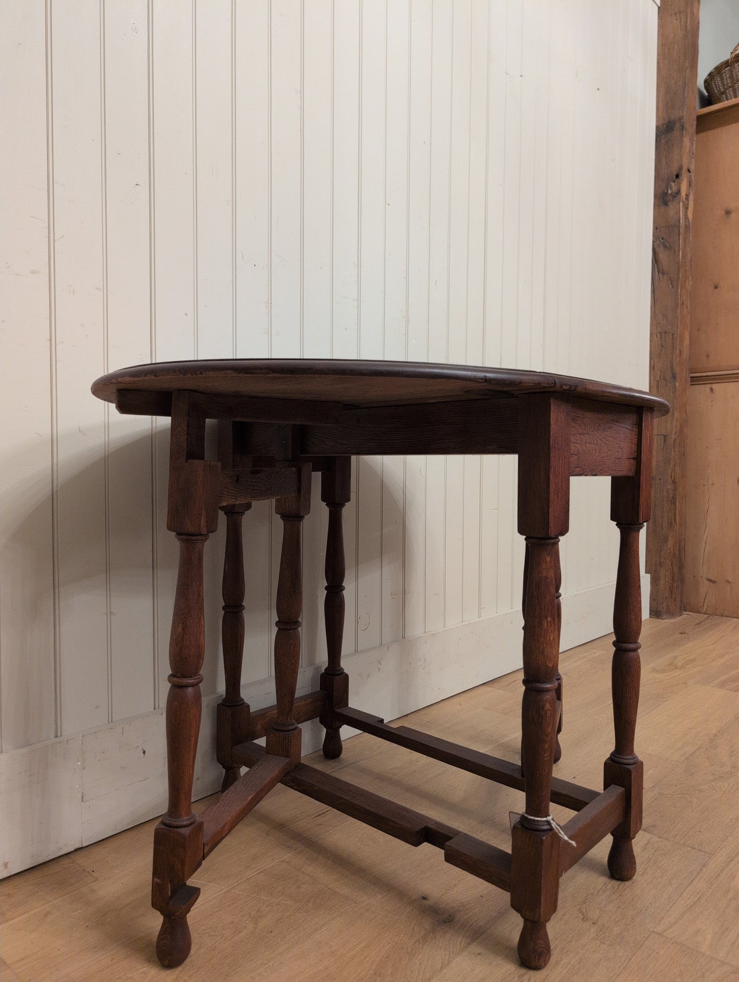 English Oak Drop Leaf Table