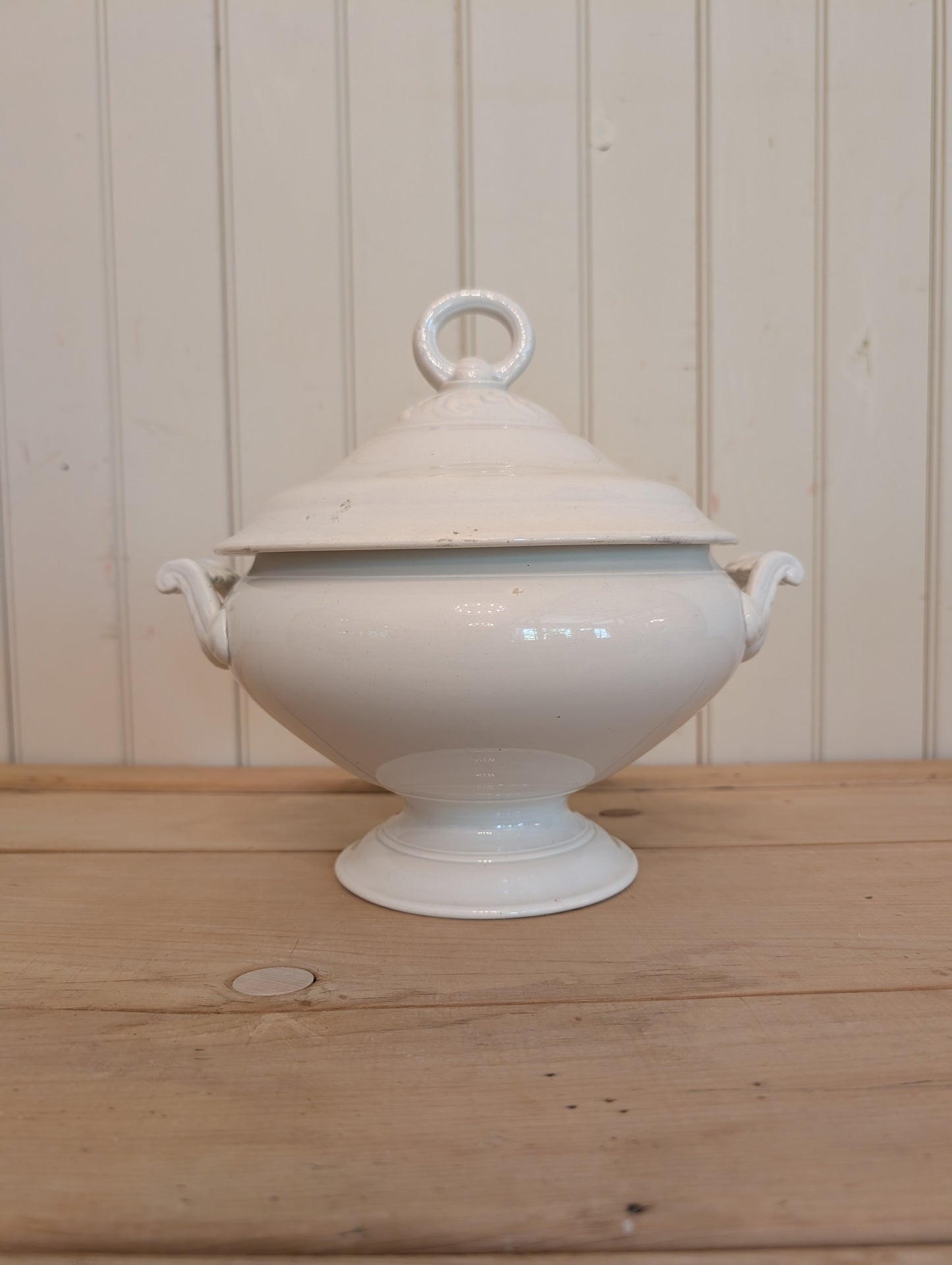 Lidded Ironstone Soupiere 26