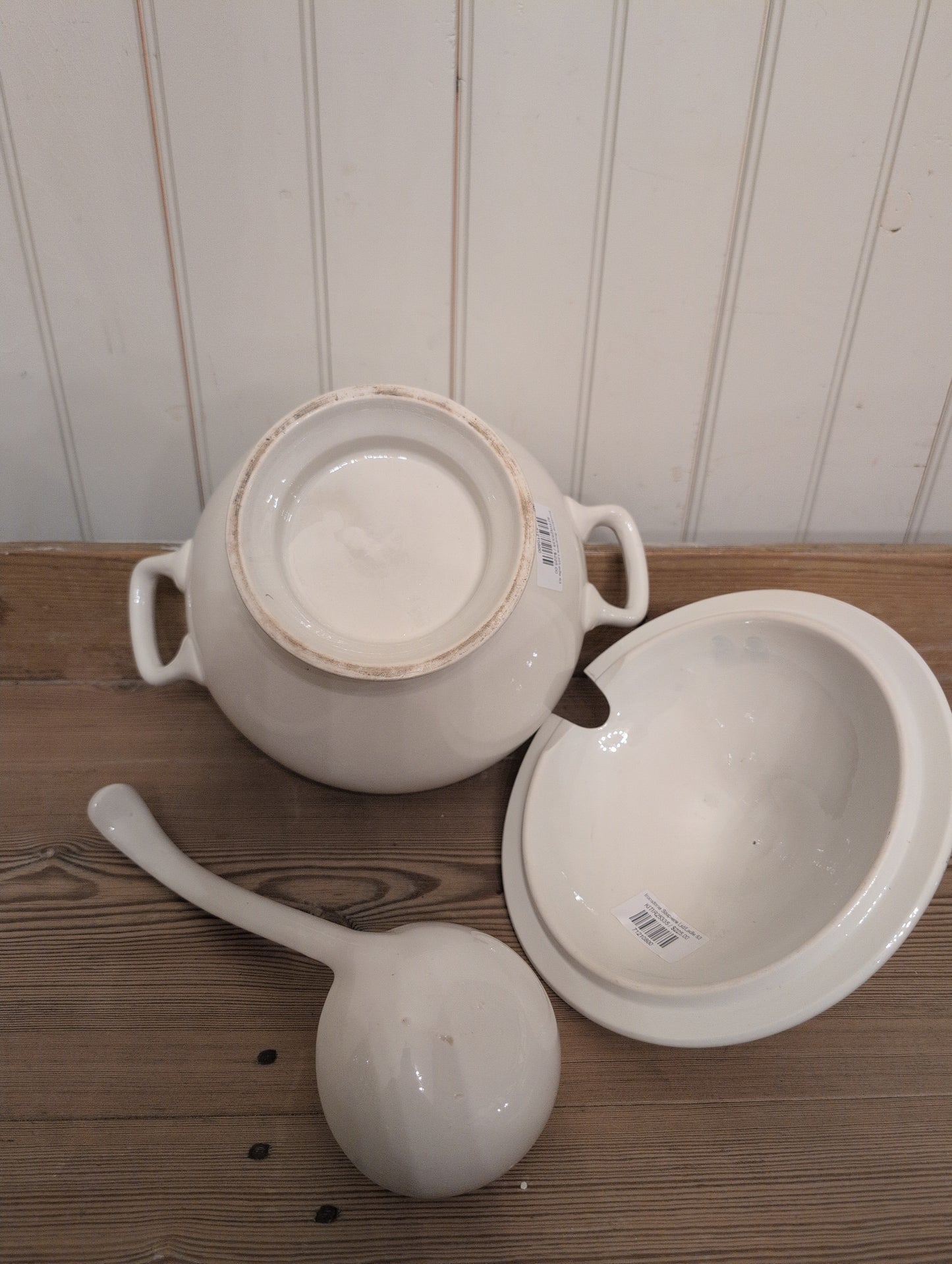 Ironstone Soupiere Lid/Ladle 63