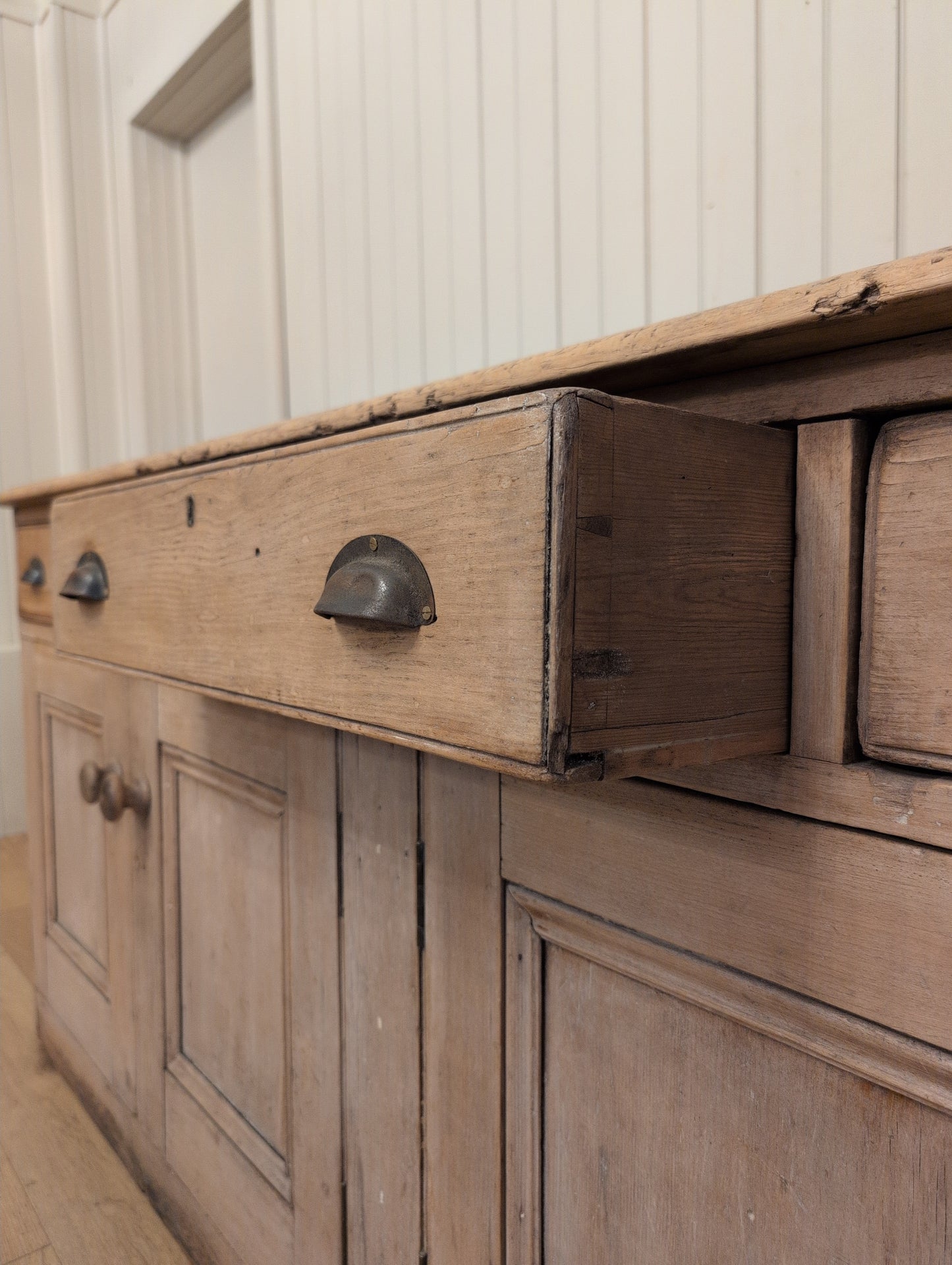 Victorian Pine 7ft+ Sideboard