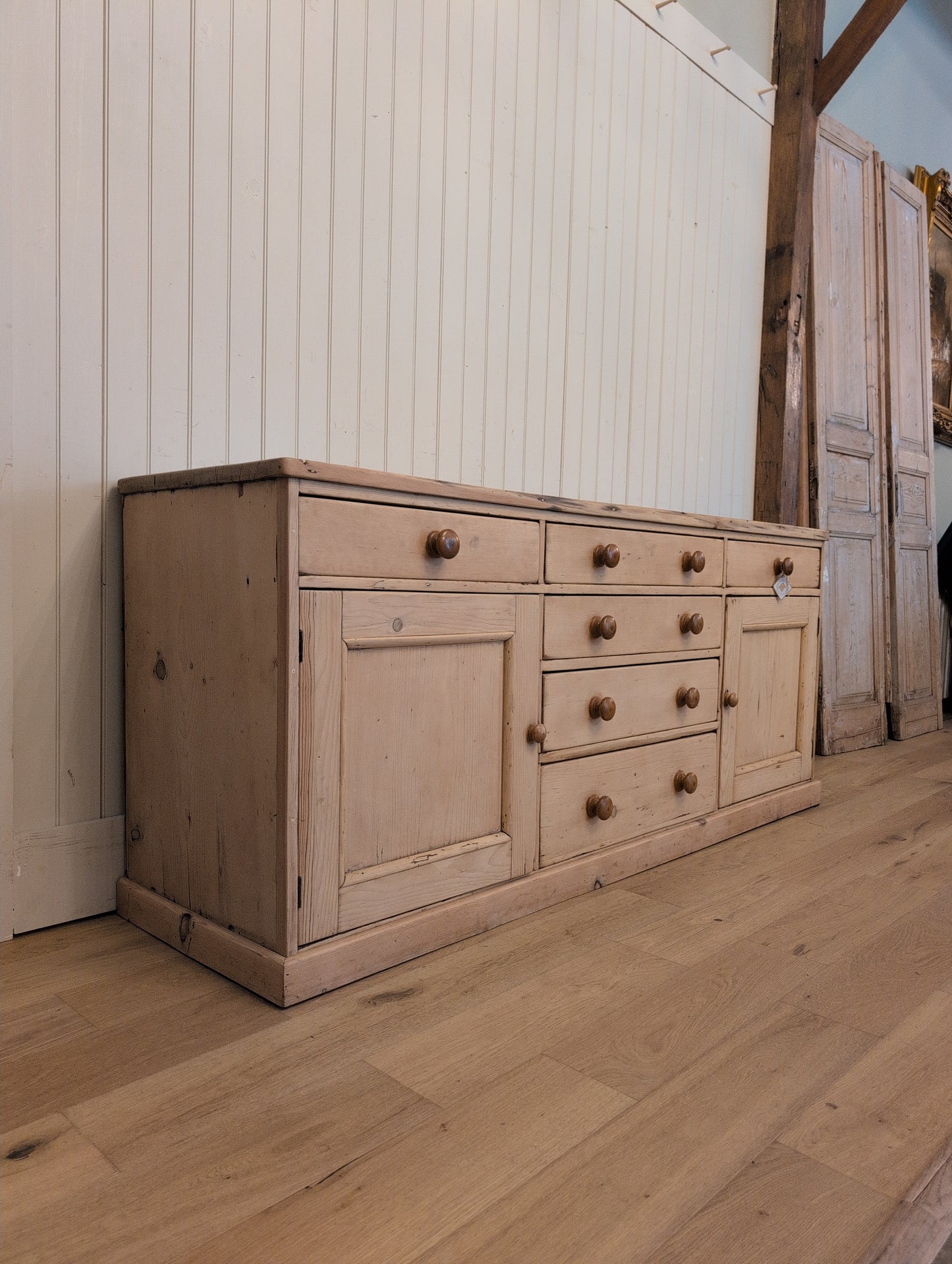 Impressive Stripped Pine Sideboard