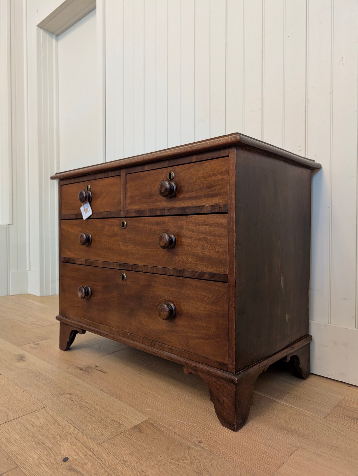 Mahogany 2 Over 2 Chest