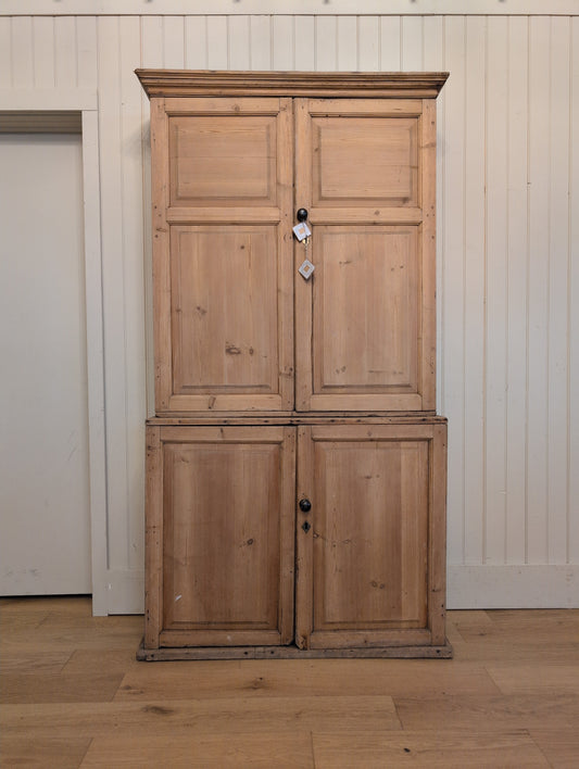 English Pine Larder Cupboard