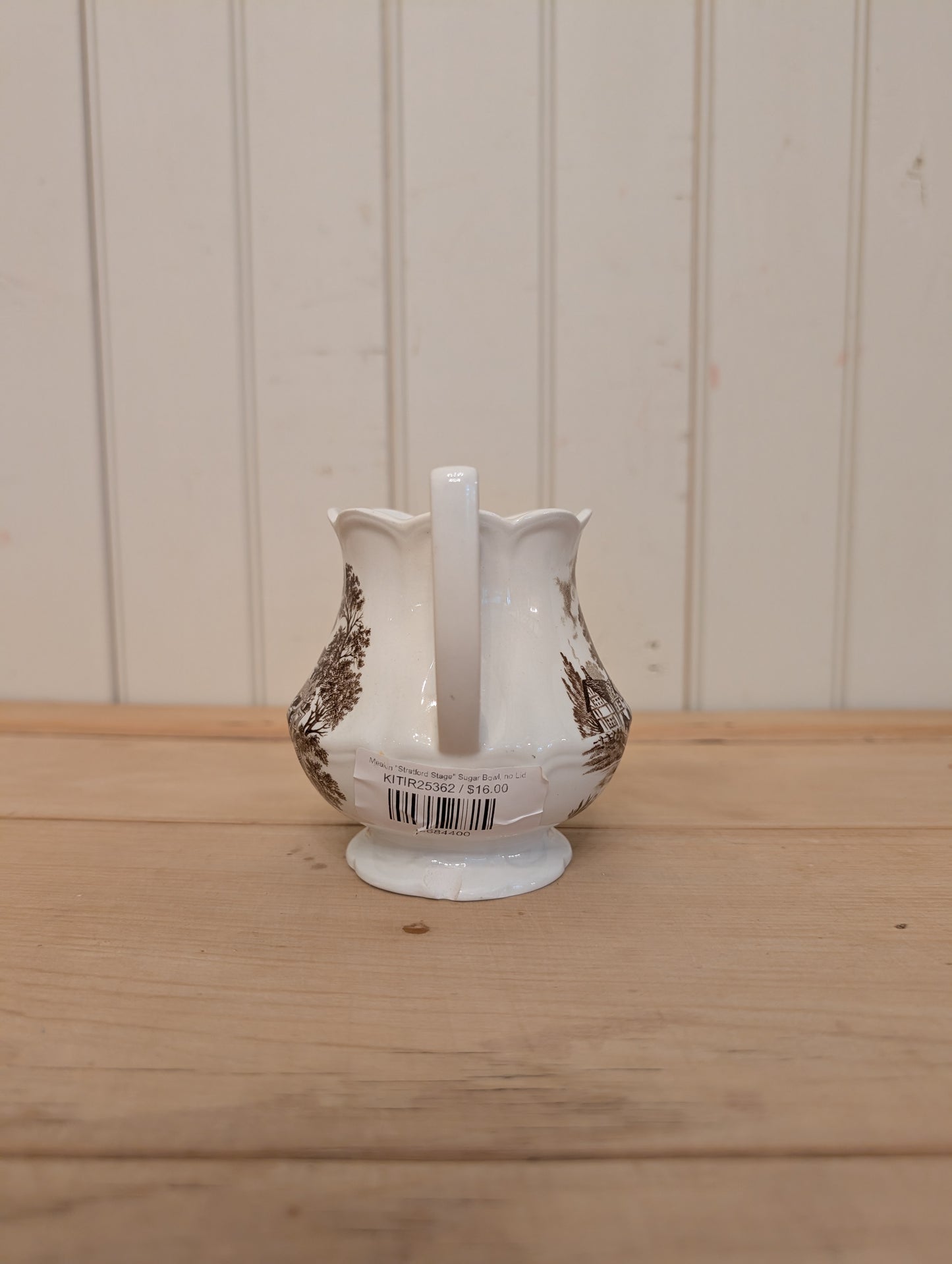 Meakin "Stratford Stage" Sugar Bowl, no Lid