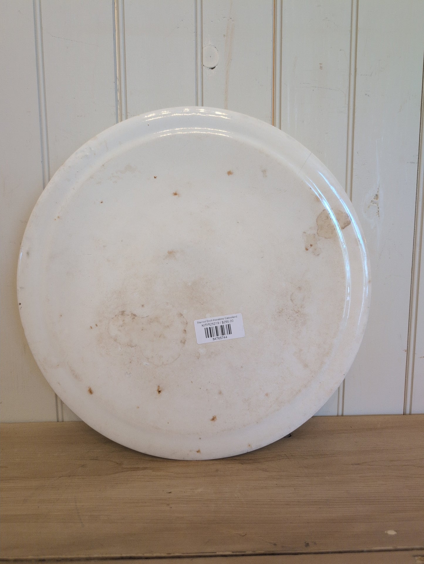 Stained Boch Ironstone Cakestand