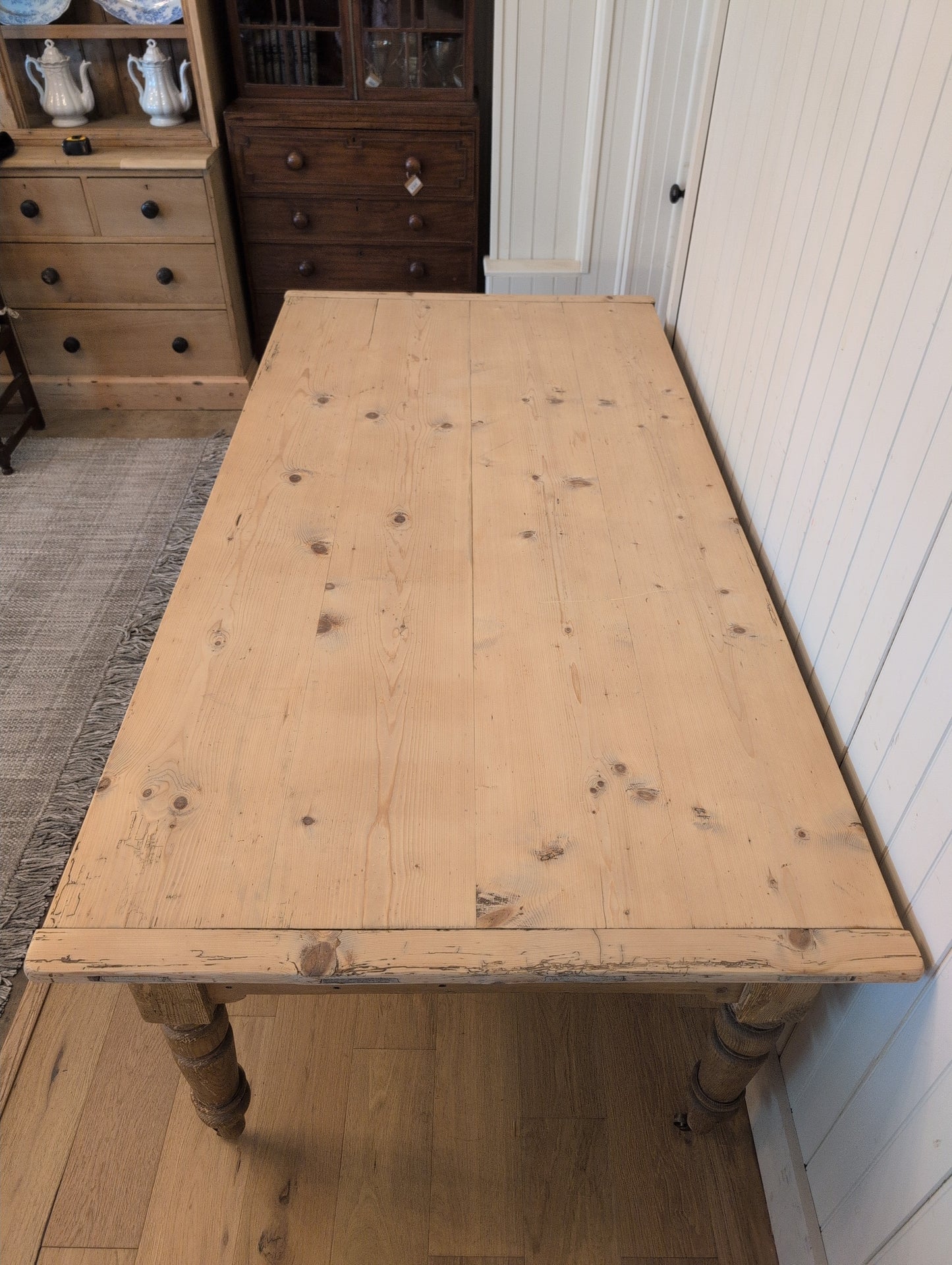 2 Drawer English Pine Table