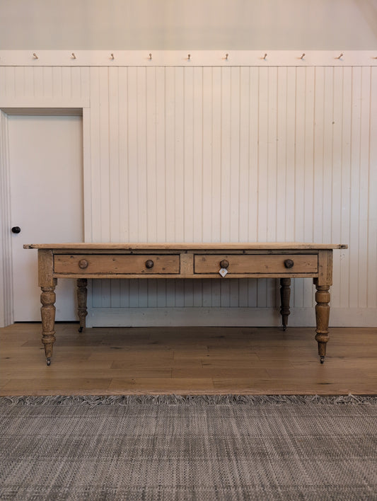 2 Drawer English Pine Table