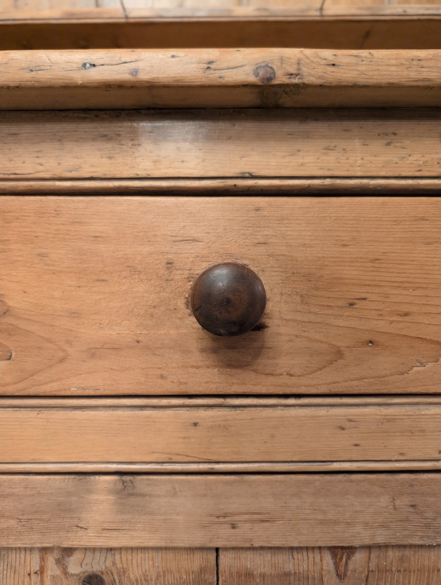 Victorian Pine 8ft Dresser